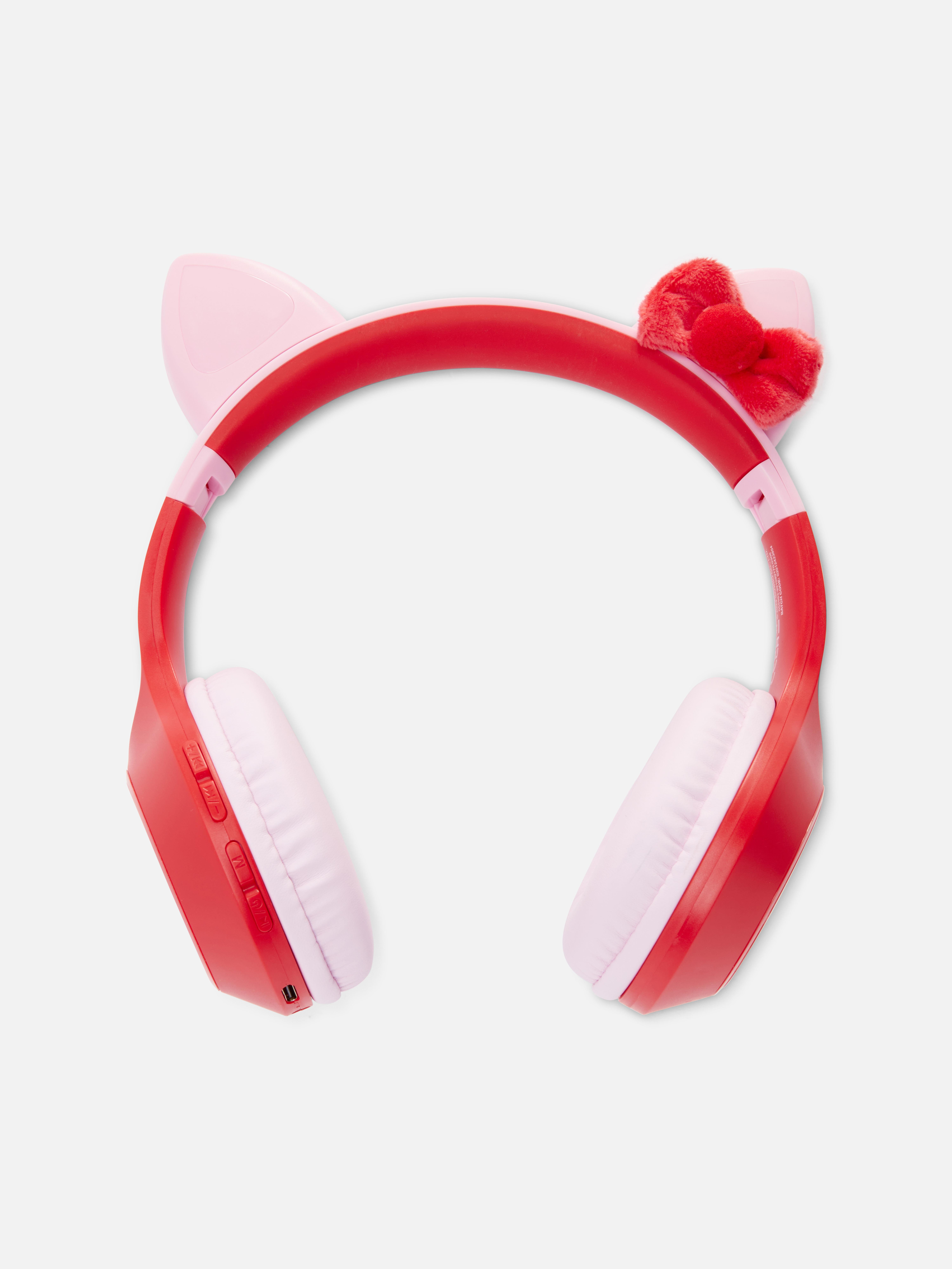 Căști fără fir cu urechi Hello Kitty