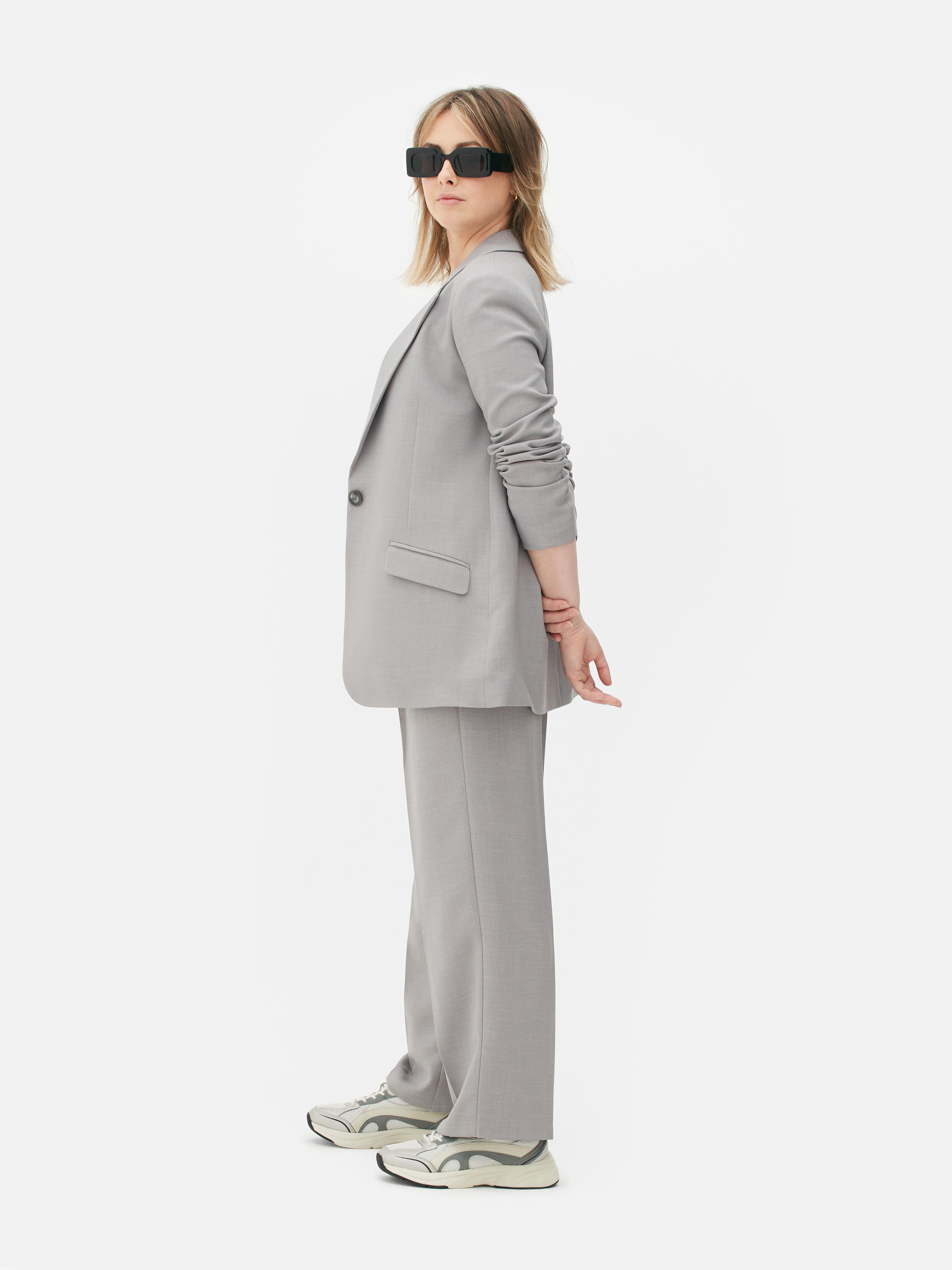 Women's Grey Co-ord Single-Breasted Blazer | Primark