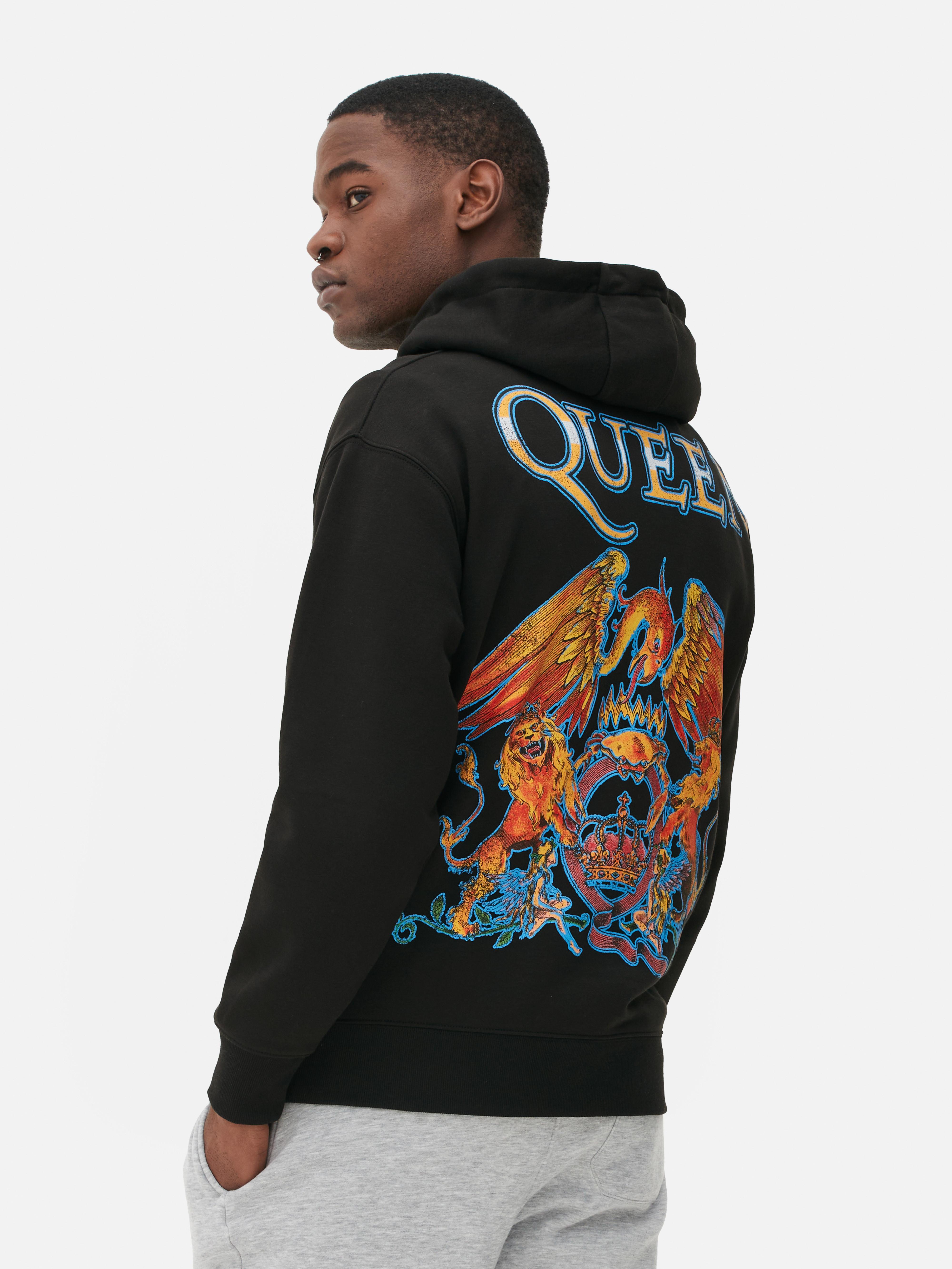 Sudadera Queen con capucha y cremallera mujer