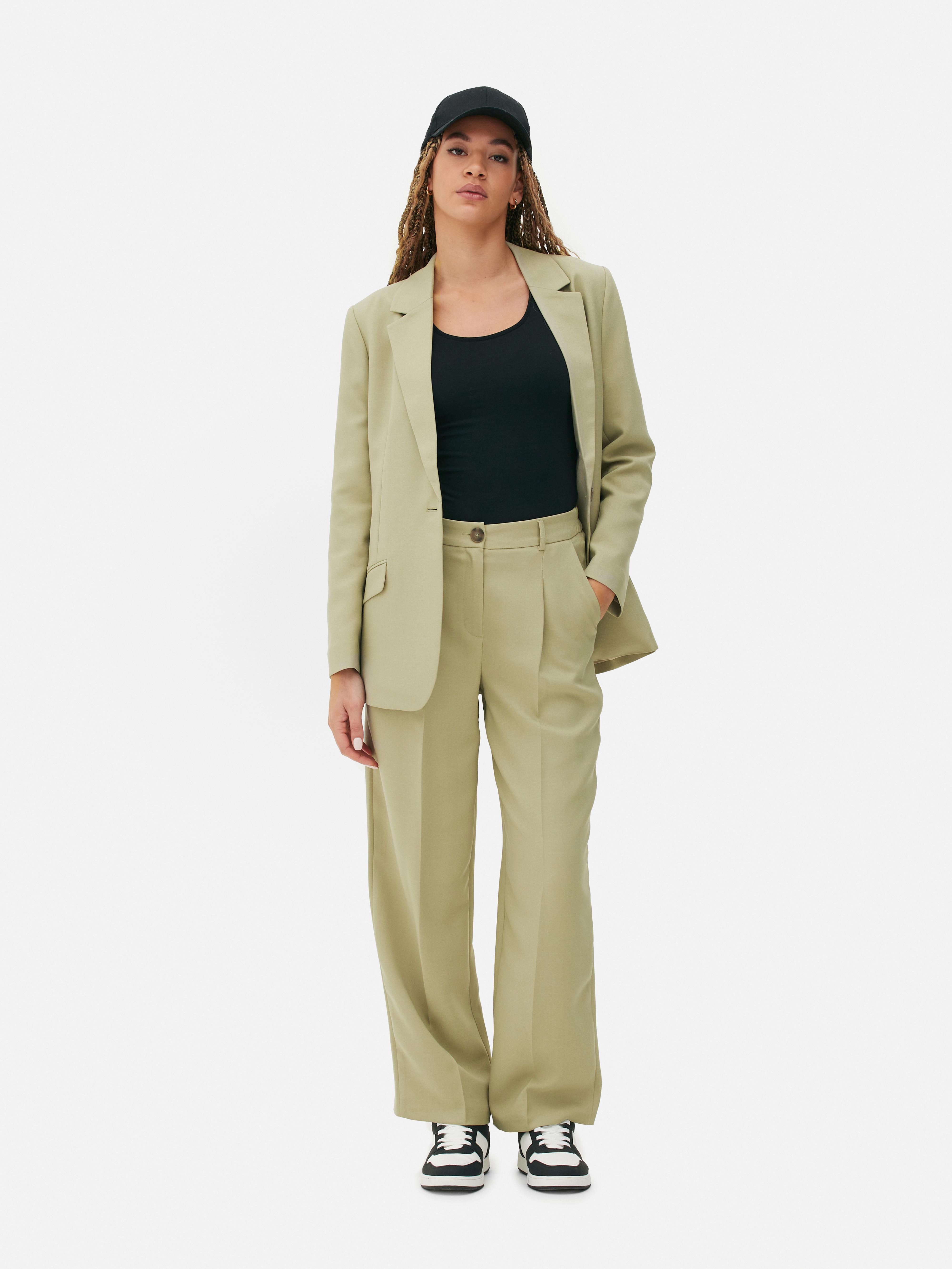 Co-ord Straight Leg Tailored Trousers