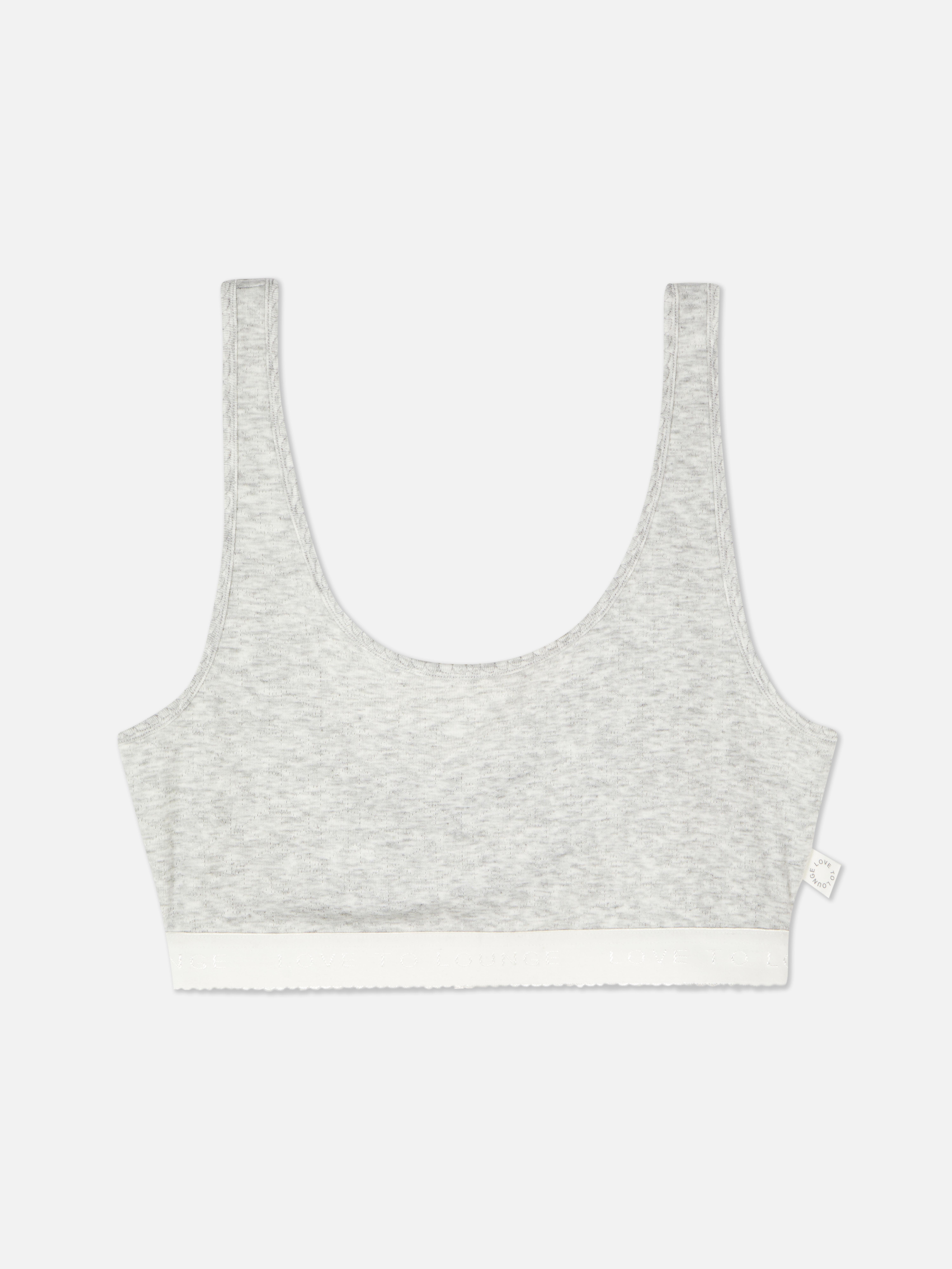 Out From Under - Miranda Pointelle Bralette in Grey, Women's at