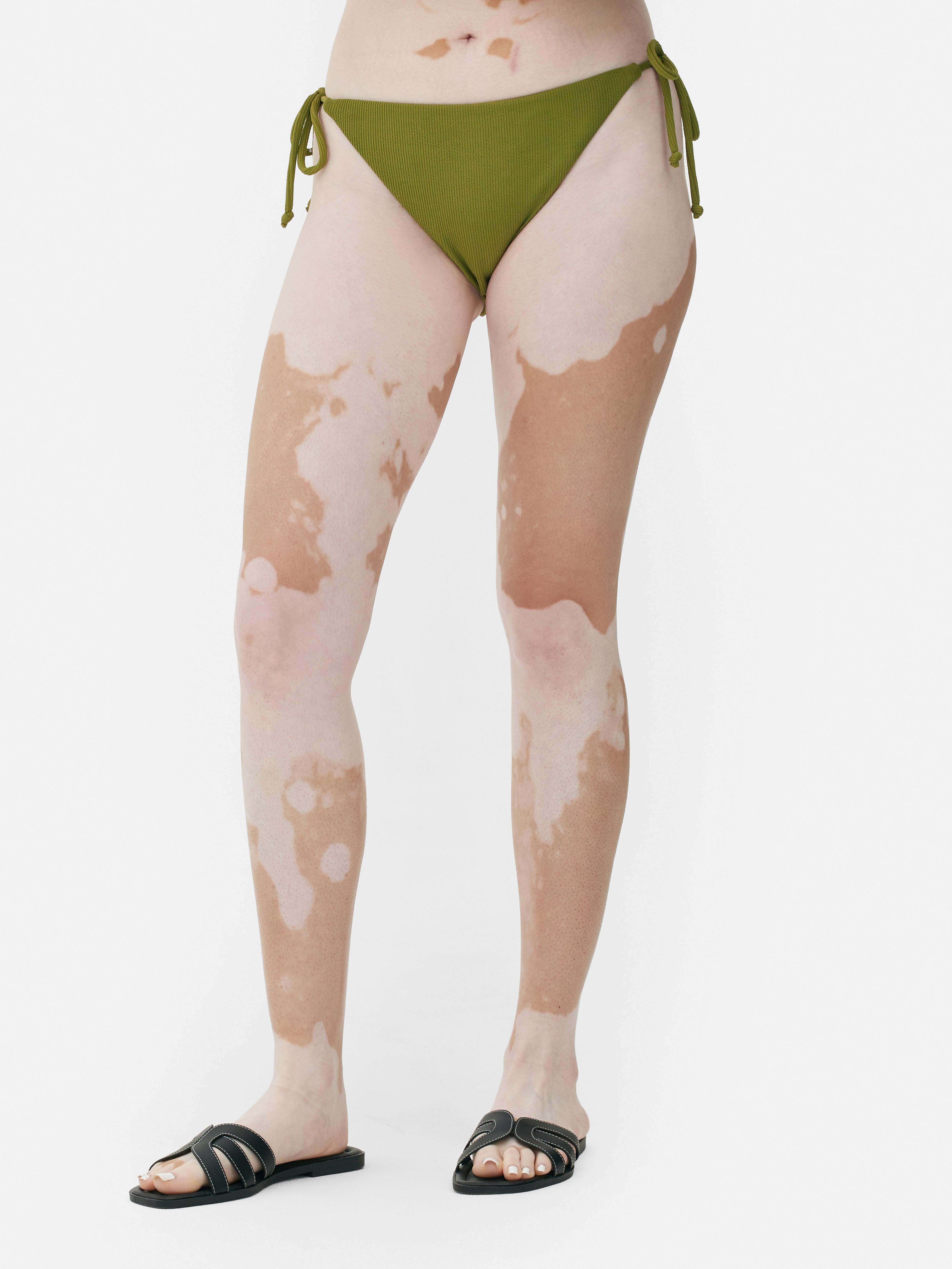 Women's Light Green TieSide Triangle Bikini Bottoms Primark