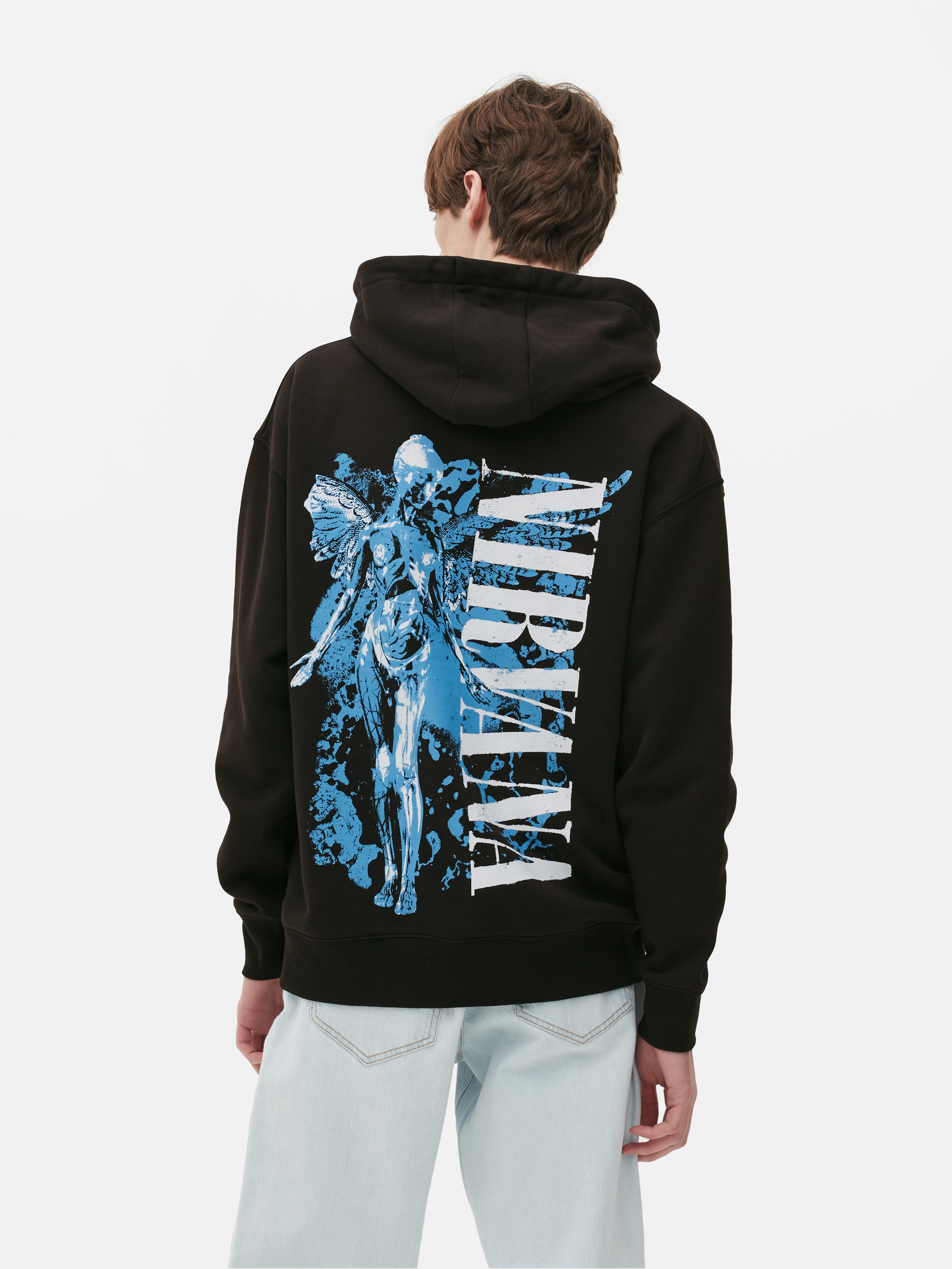 Nirvana store hoodie mens