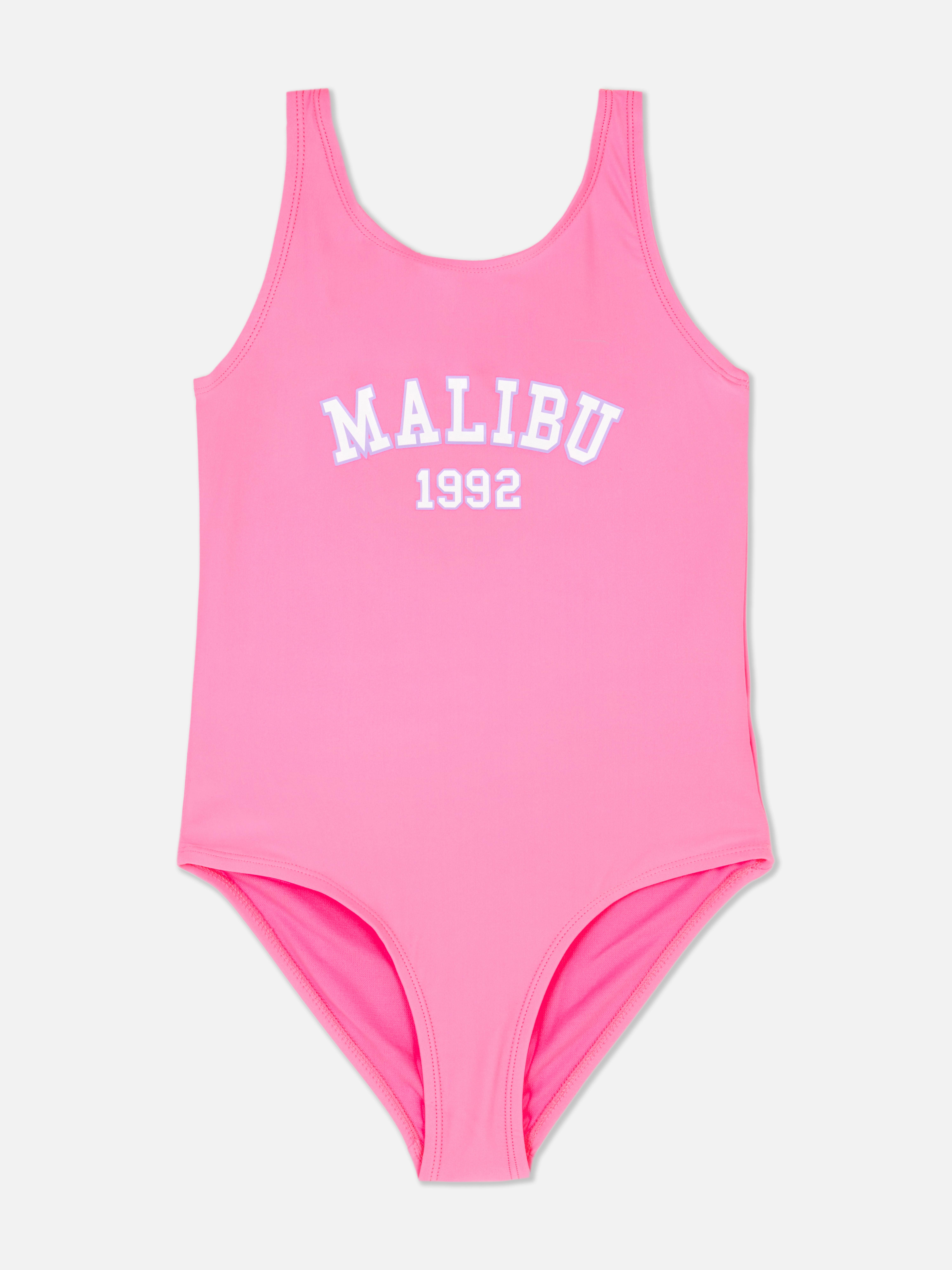 „Malibu“ Badeanzug mit tiefem Rückenausschnitt