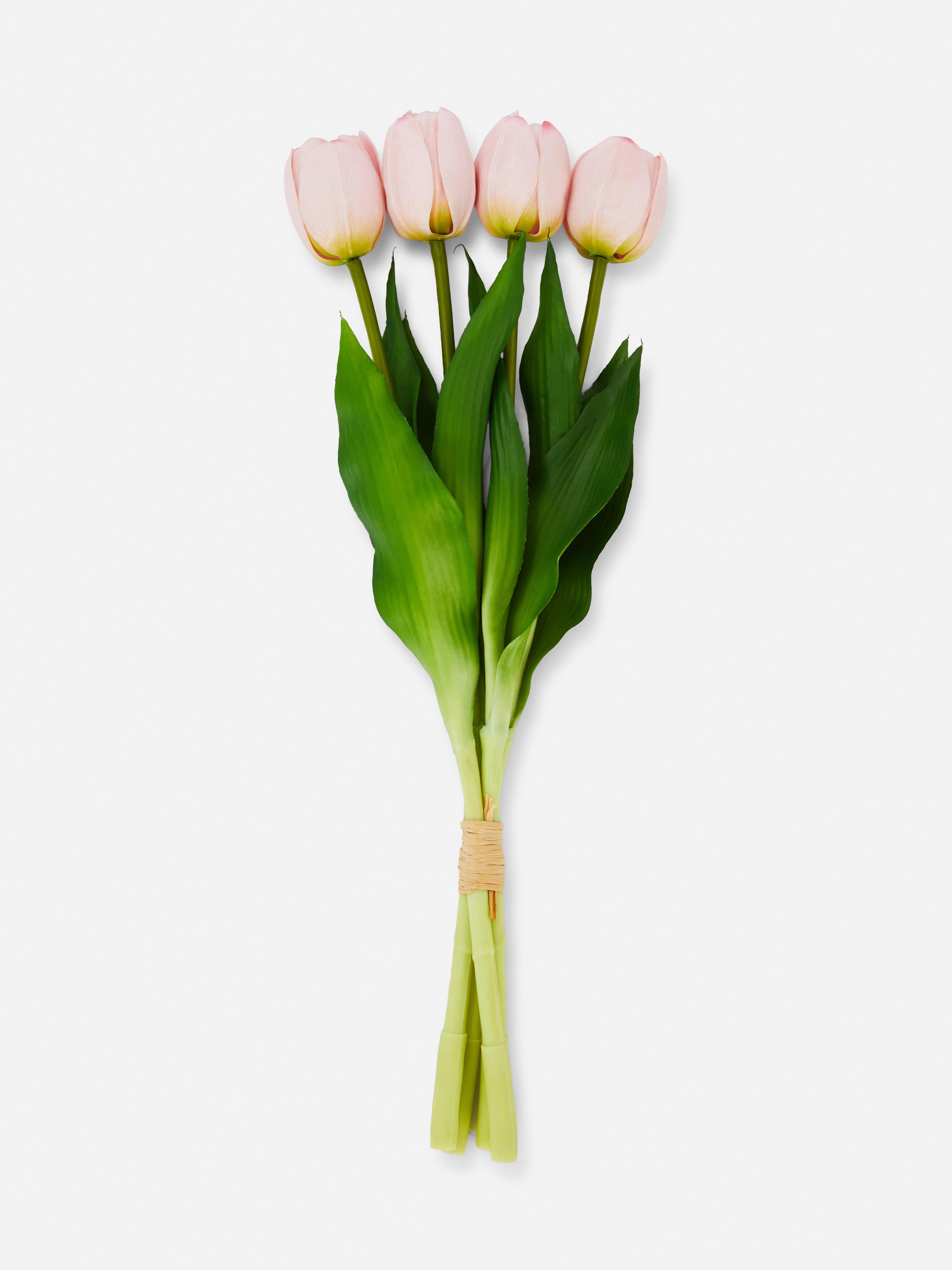 Mazzo di tulipani artificiali Rosa chiaro