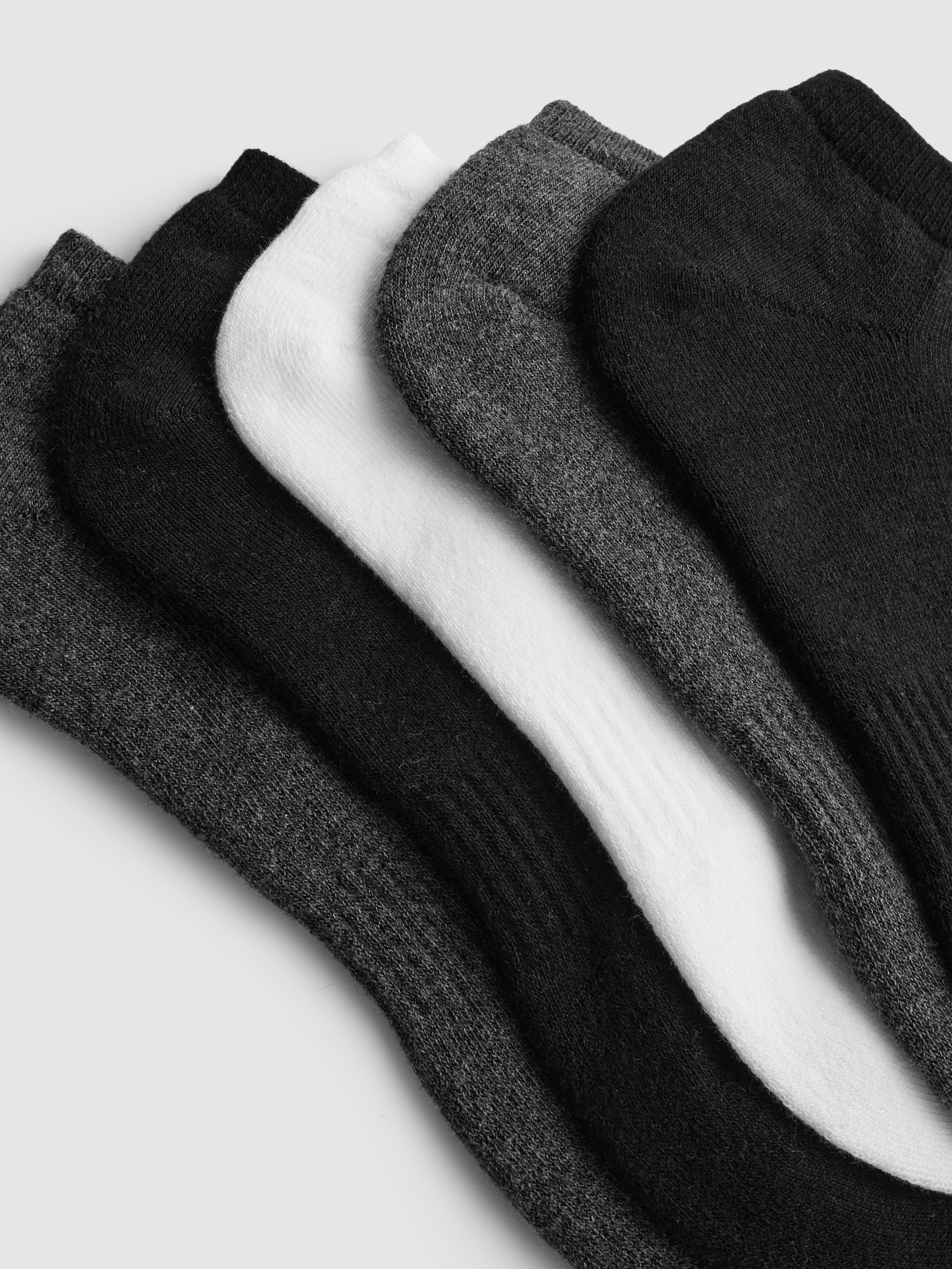 Sneakersokken van badstof, 5 paar