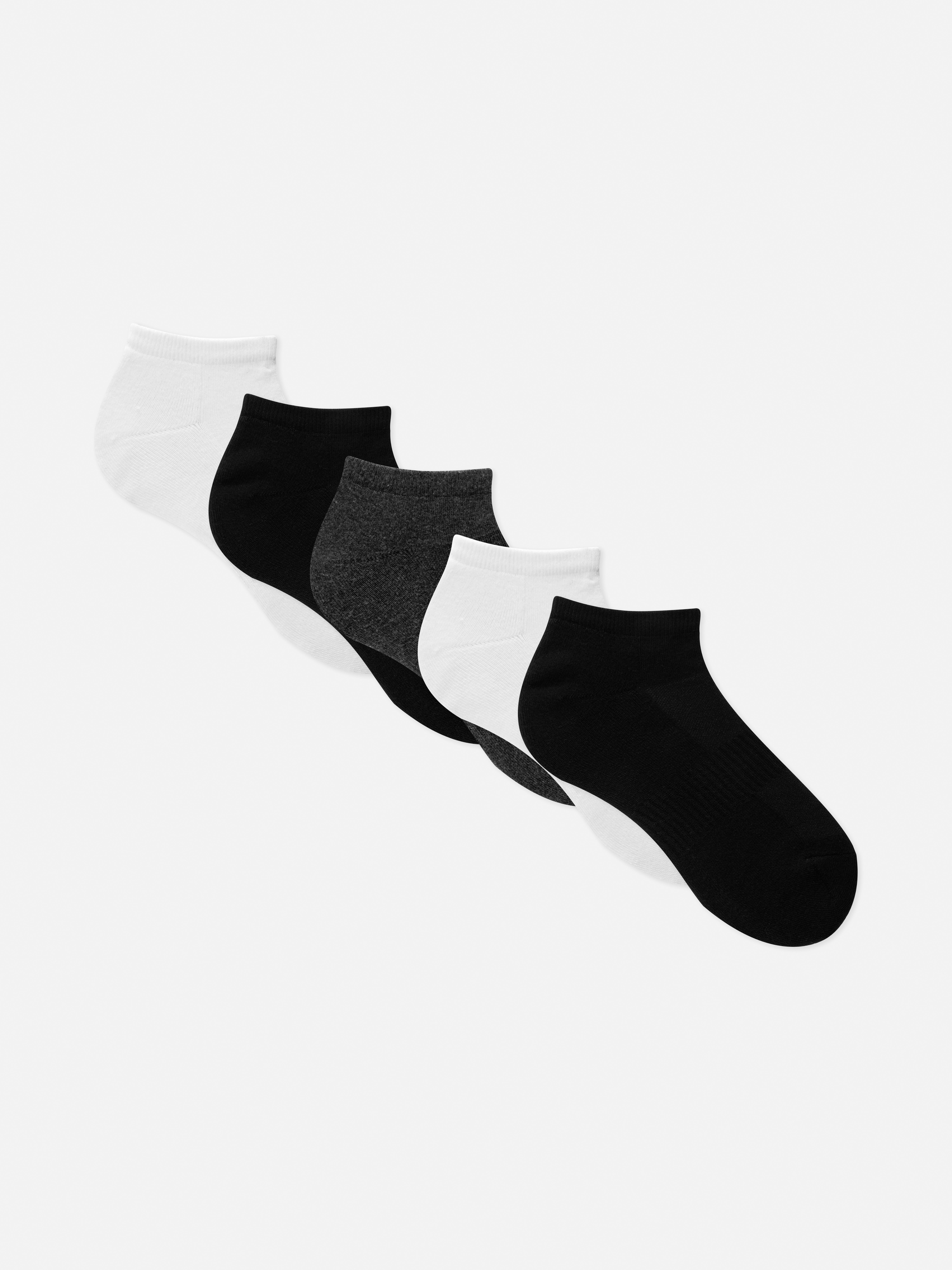 Sneakersocken aus Frottee, 5er-Pack