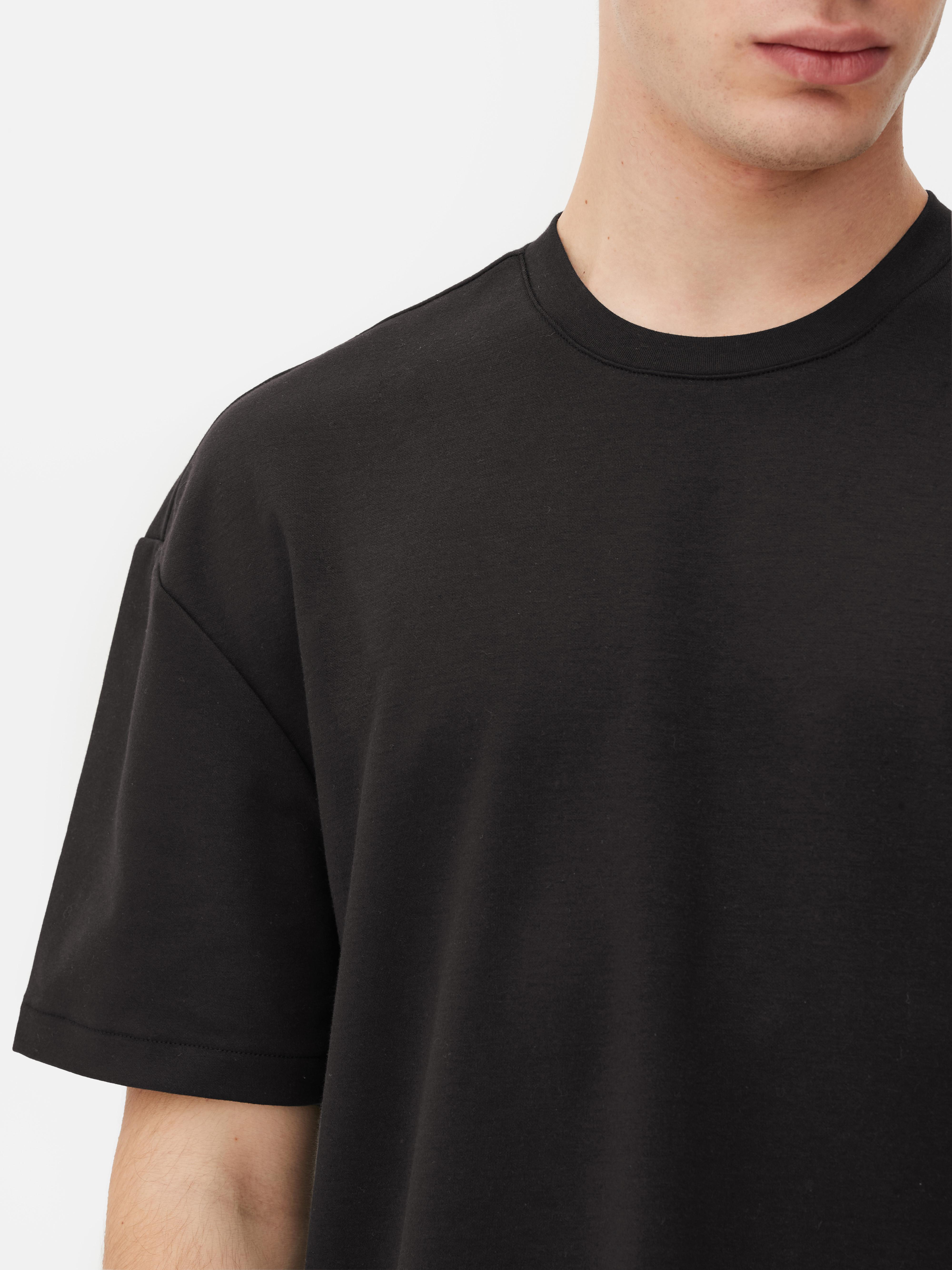 Men's Black Kem Relaxed T-Shirt | Primark