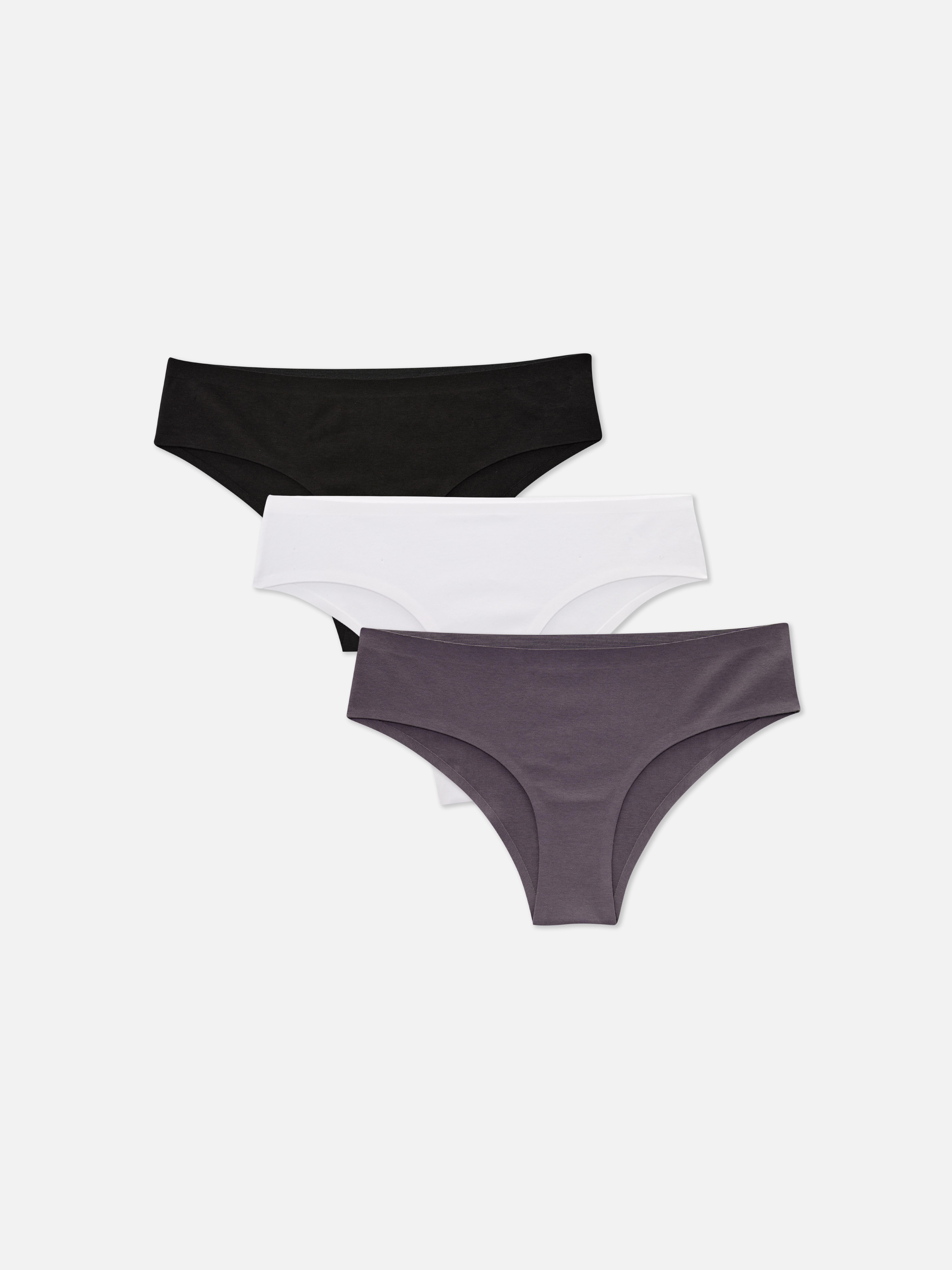 Women's Lace Knickers Panties Brazillian Full Brief Soft Underwear Primark