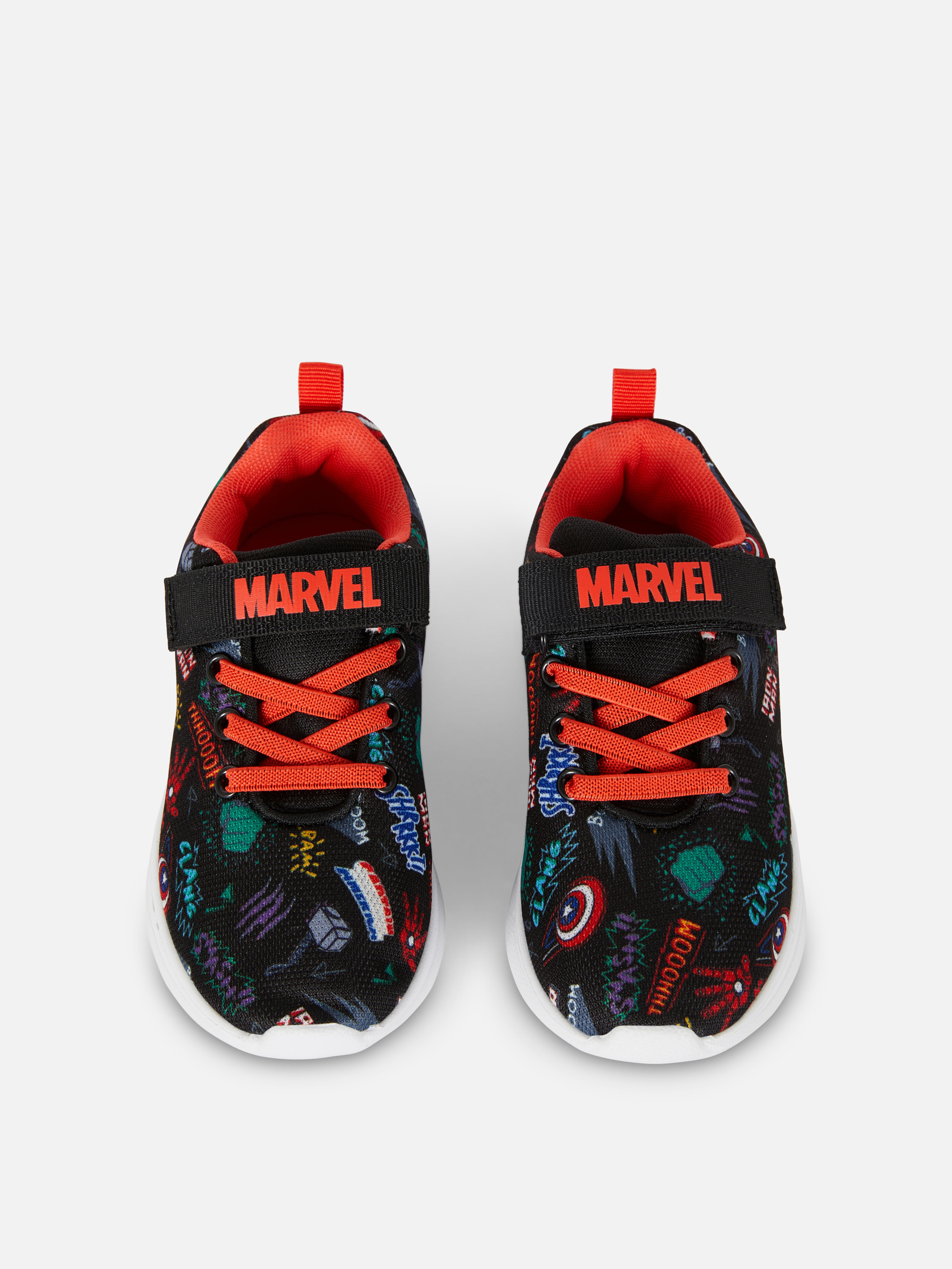 Pantofi sport din material Marvel