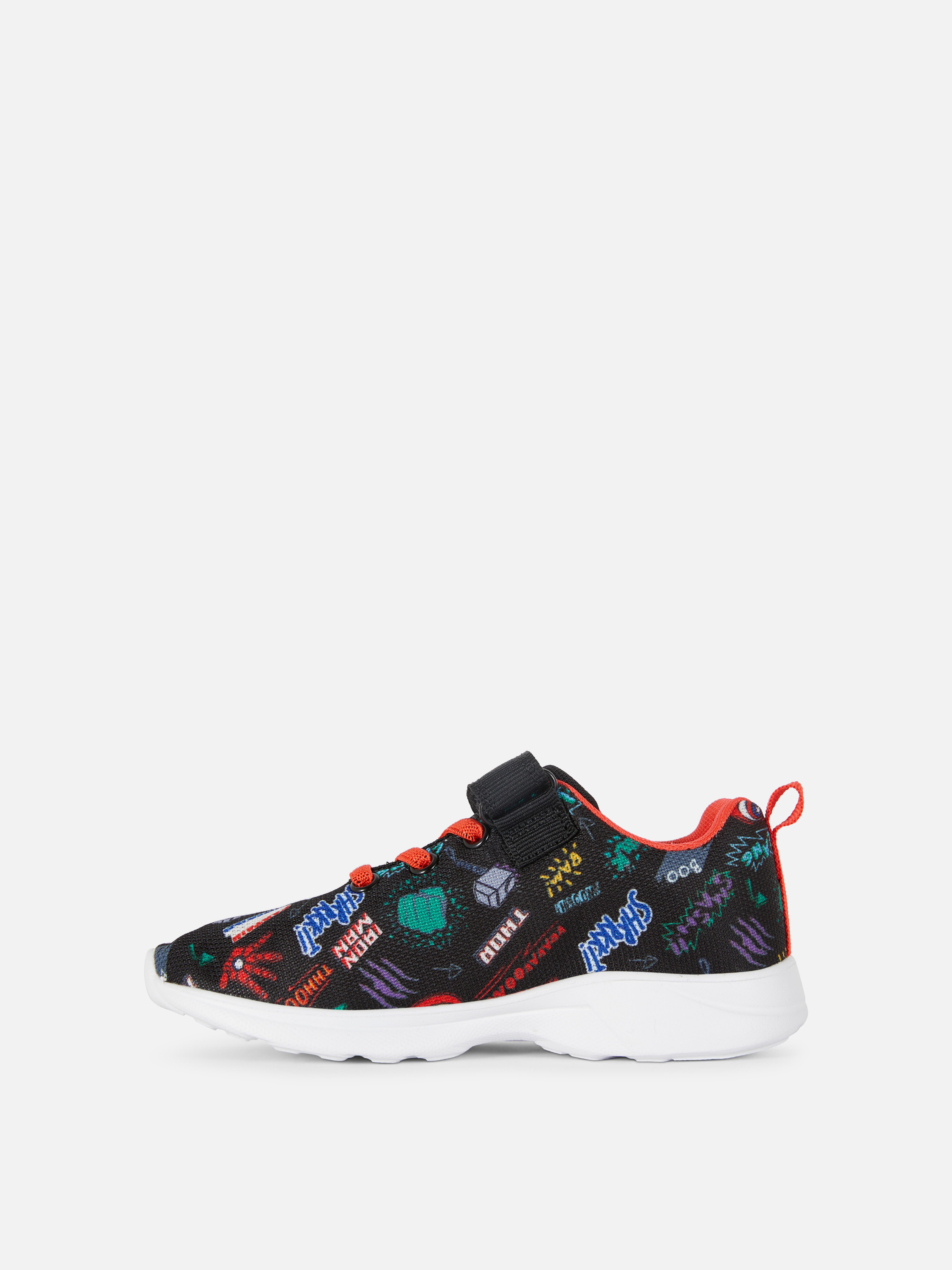 Pantofi sport din material Marvel