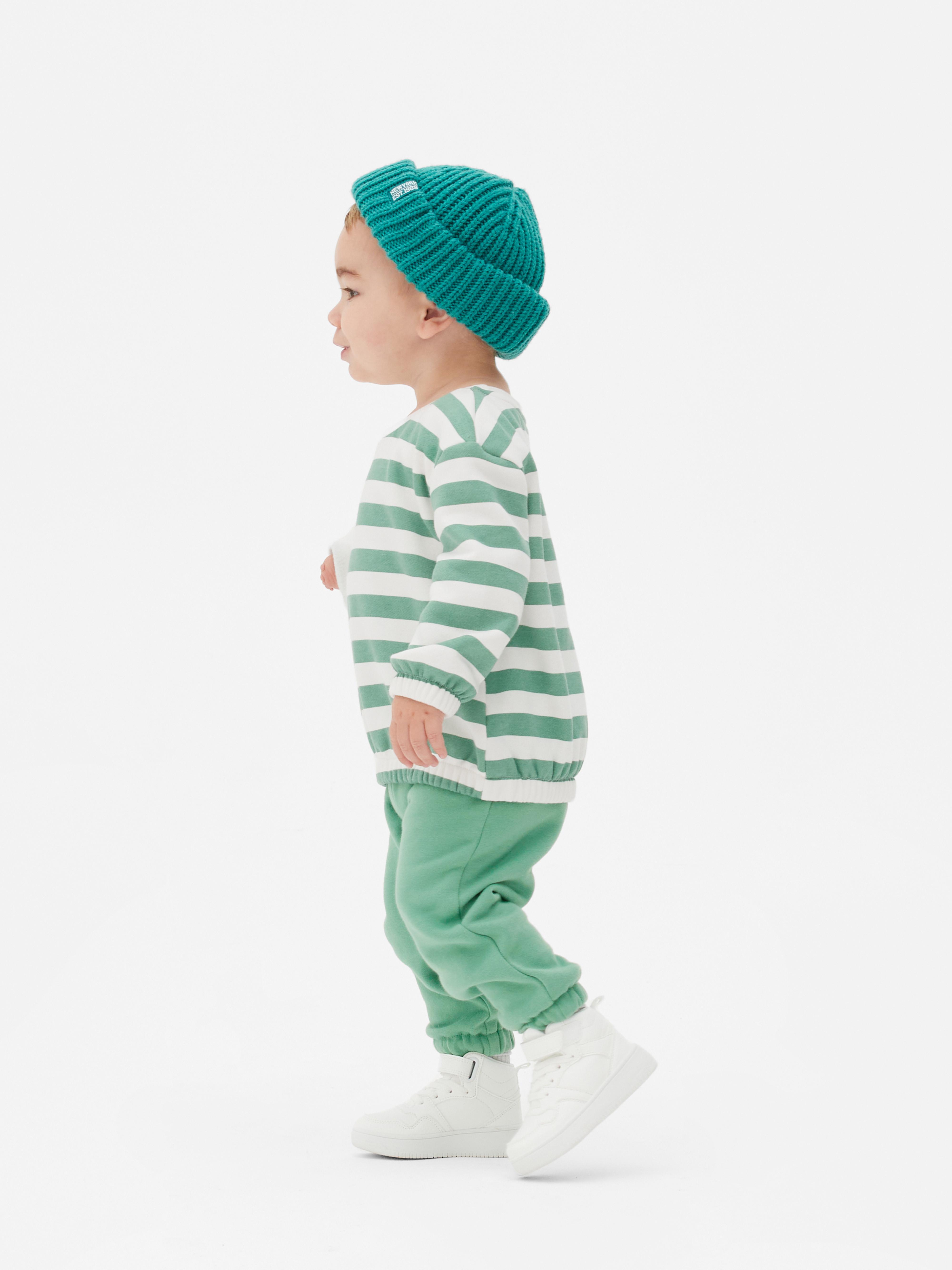 Baby Boys Green Cuffed Drawstring Joggers | Primark