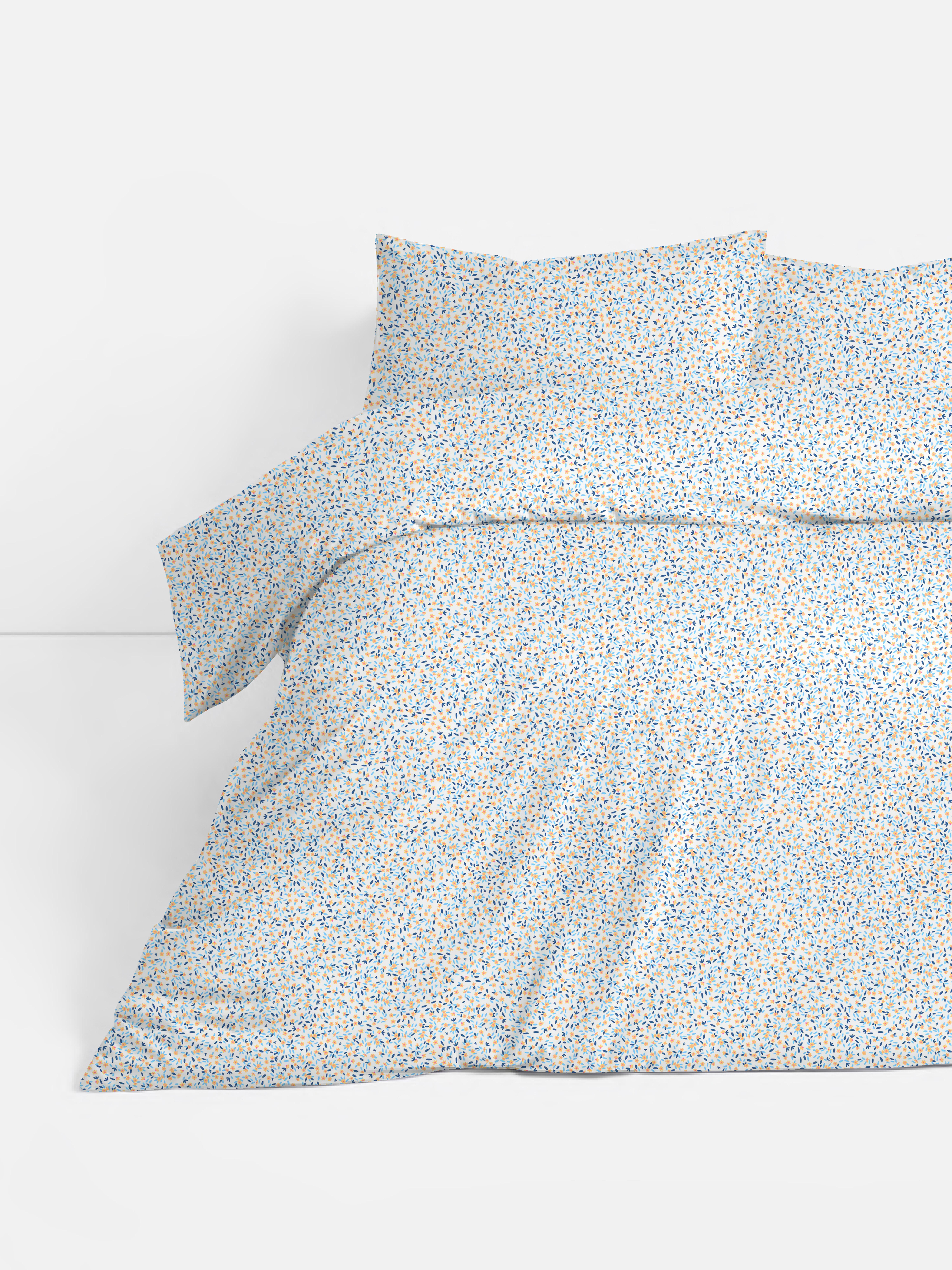 Komplet posteljnine za dvojno posteljo z mikro vzorcem