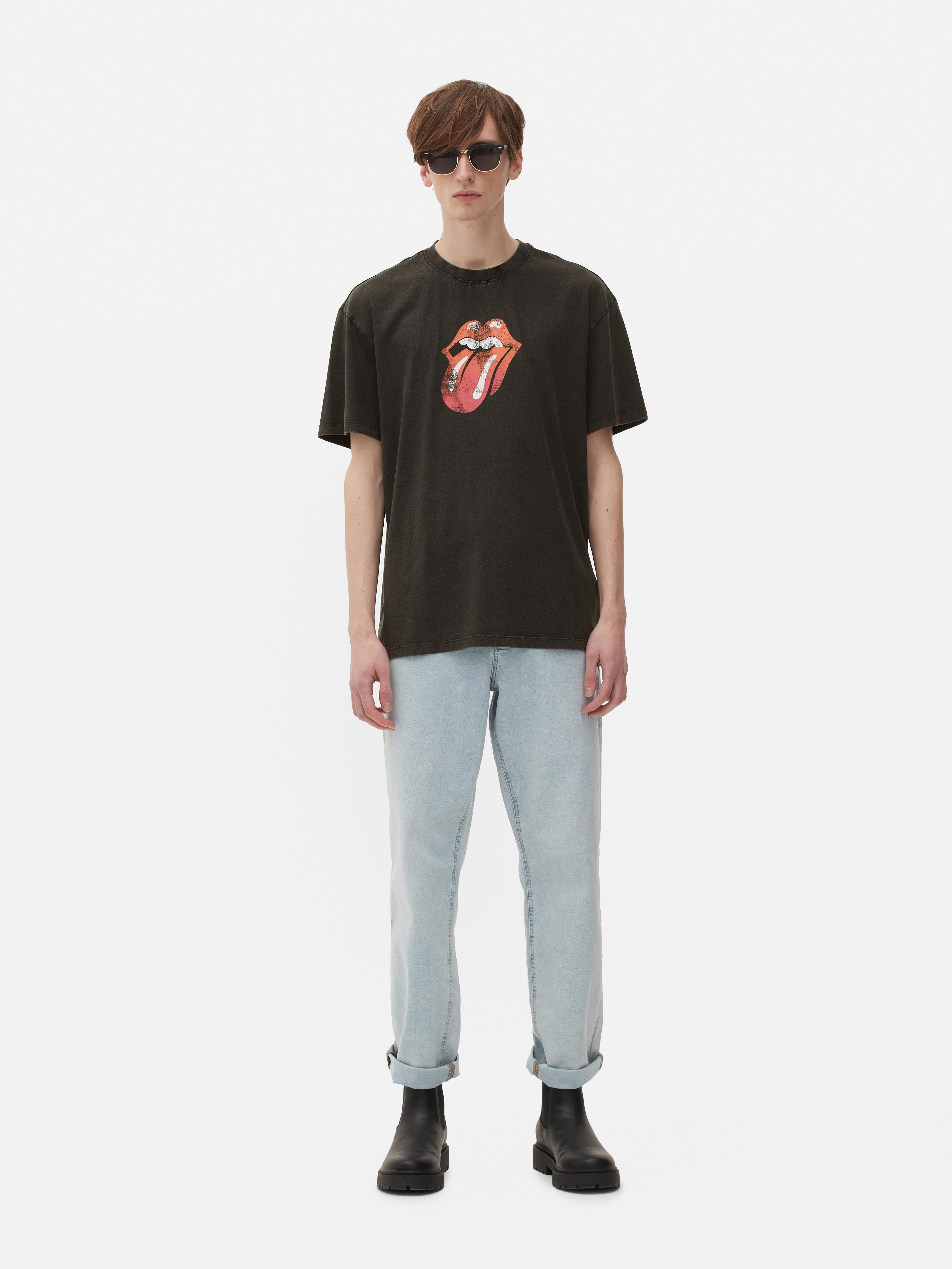 „The Rolling Stones“ T-Shirt im Vintage-Stil