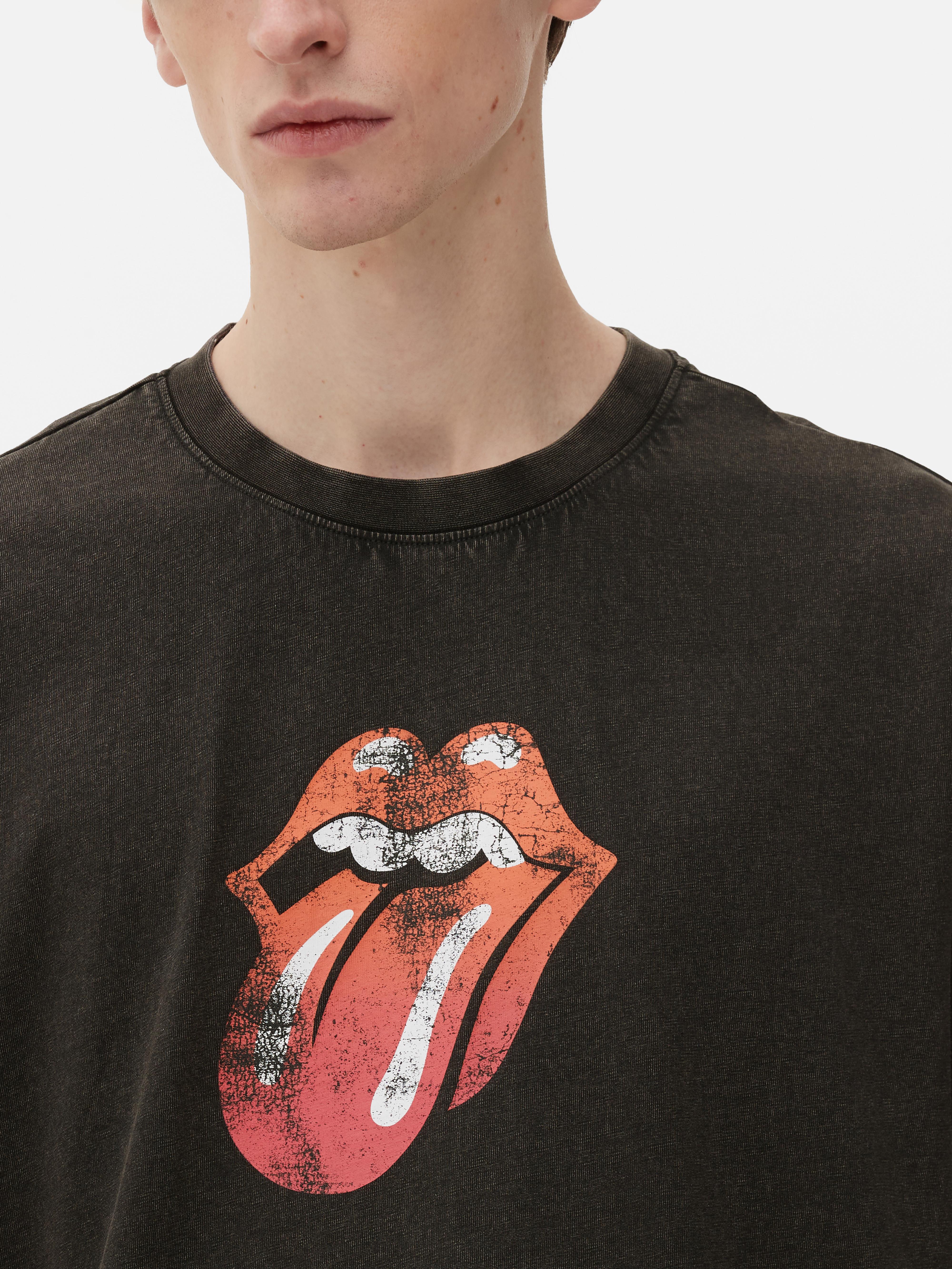 Mens Charcoal The Rolling Stones Vintage Style T-Shirt