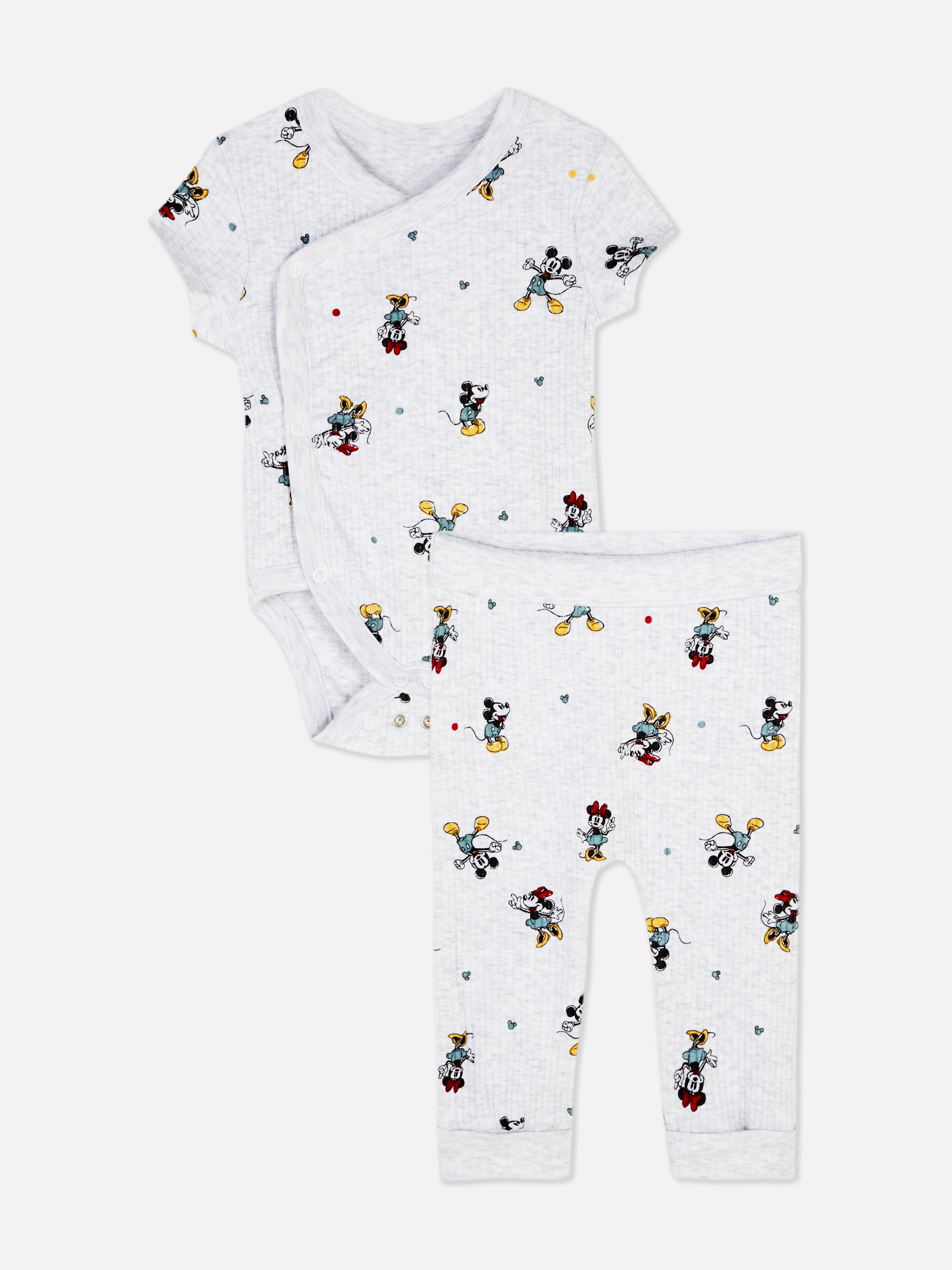 Disney’s Mickey and Minnie Mouse Bodysuit and Leggings Set
