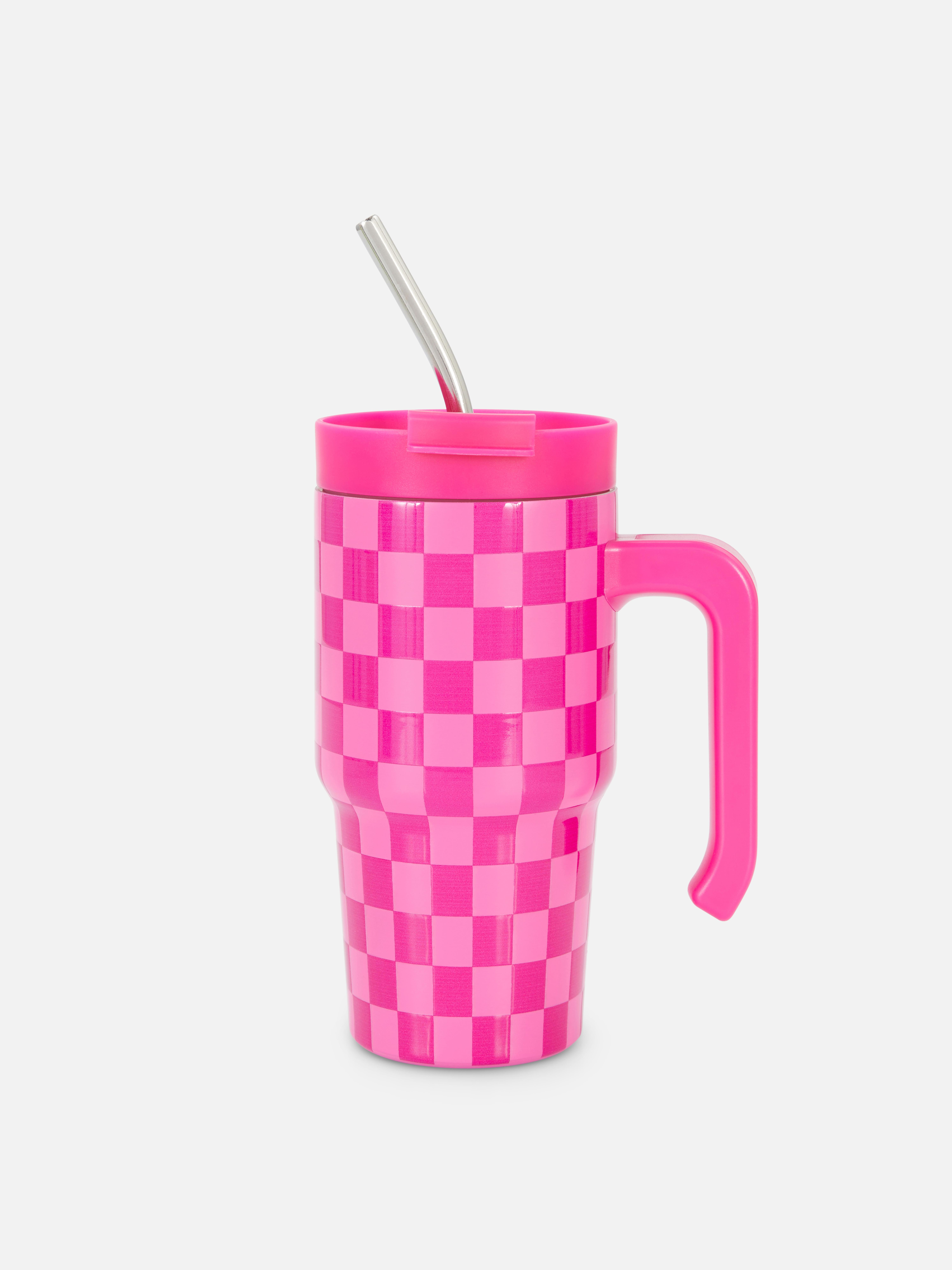 Pink 20oz Stainless Steel Travel Mug Primark