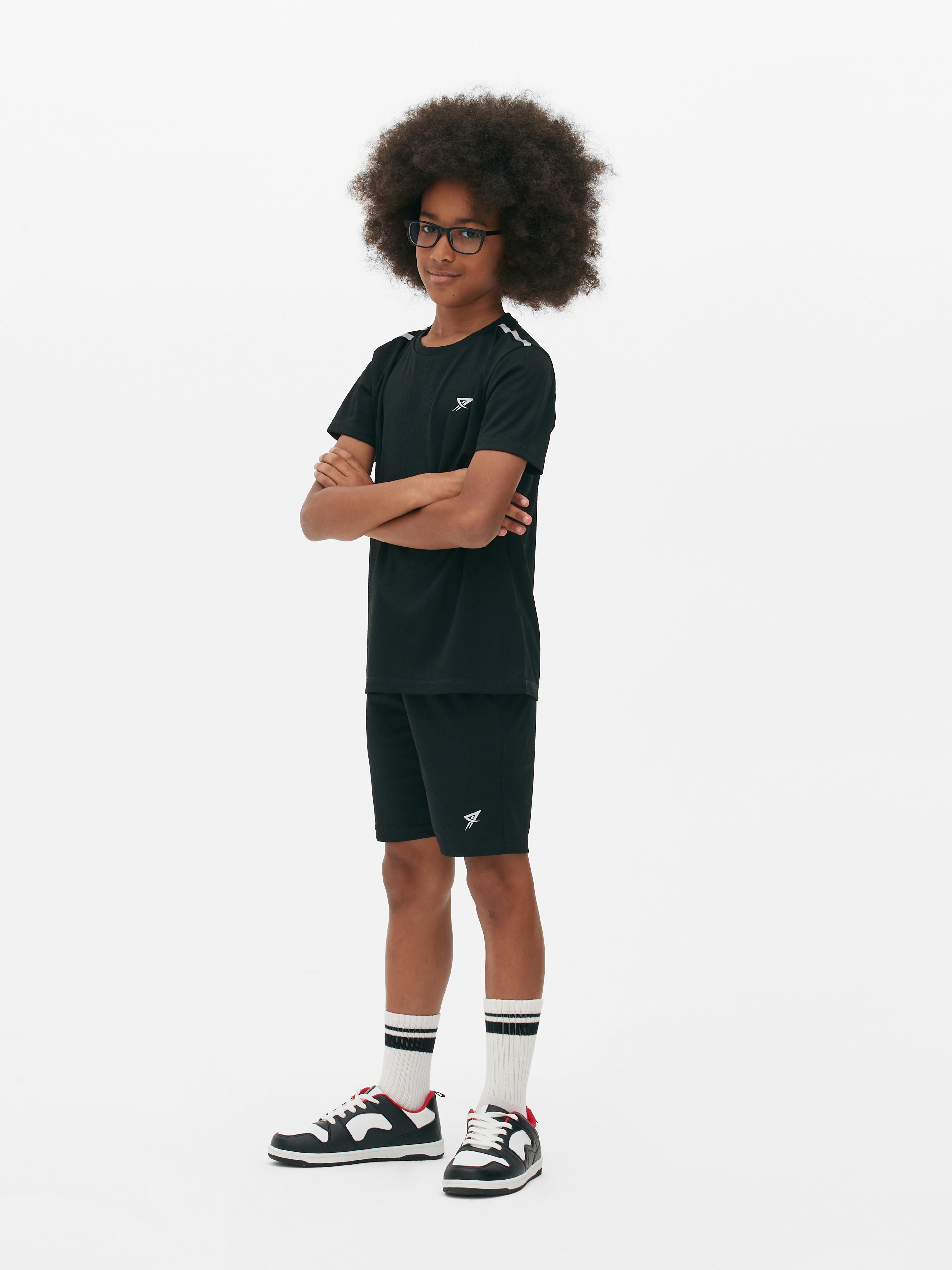 Boys Black Short Sleeve Active T-shirt | Primark