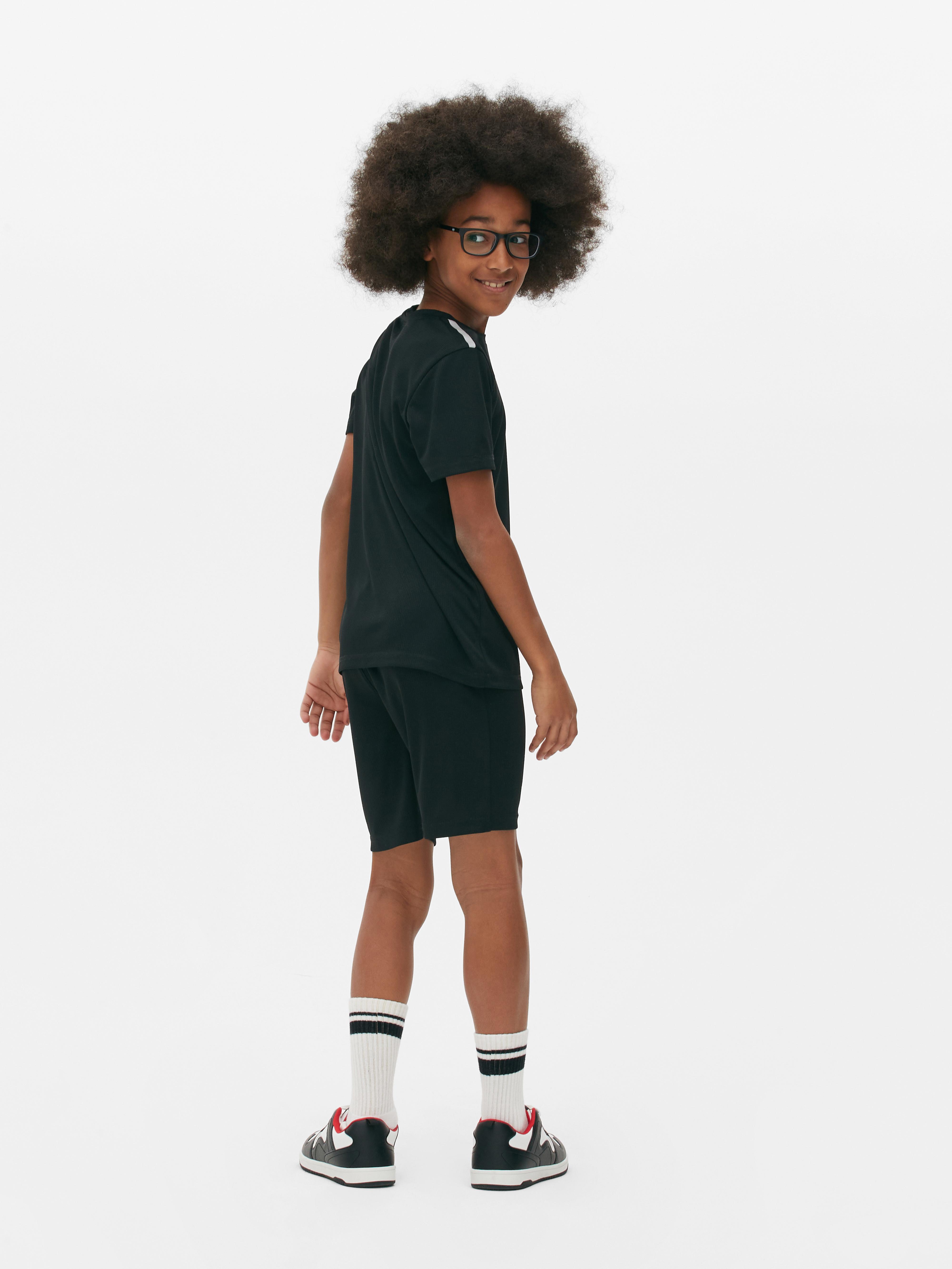 Boys Black Short Sleeve Active T-shirt | Primark