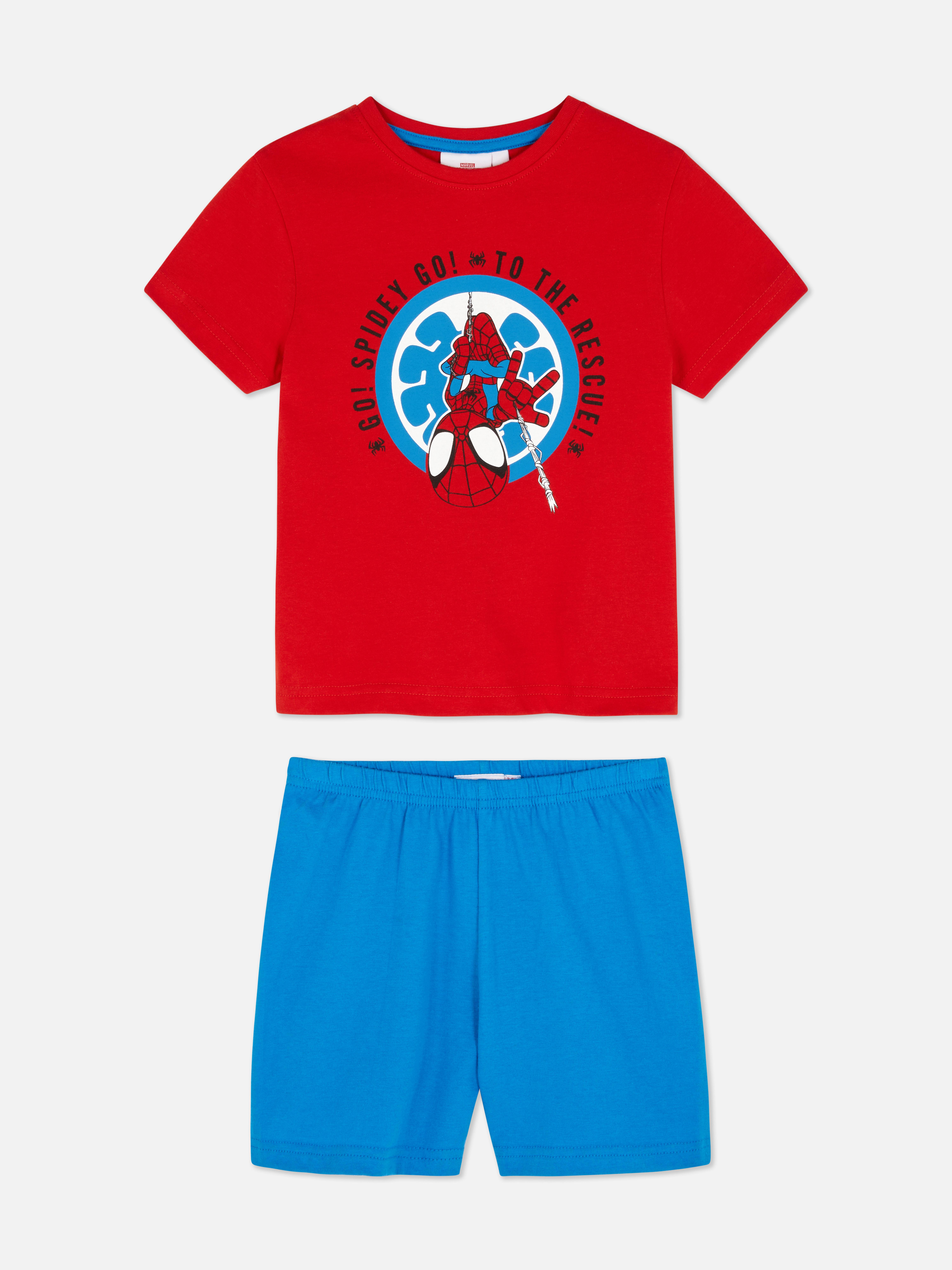  Marvel Pijama Hombre Spiderman, Azul : Ropa, Zapatos y Joyería