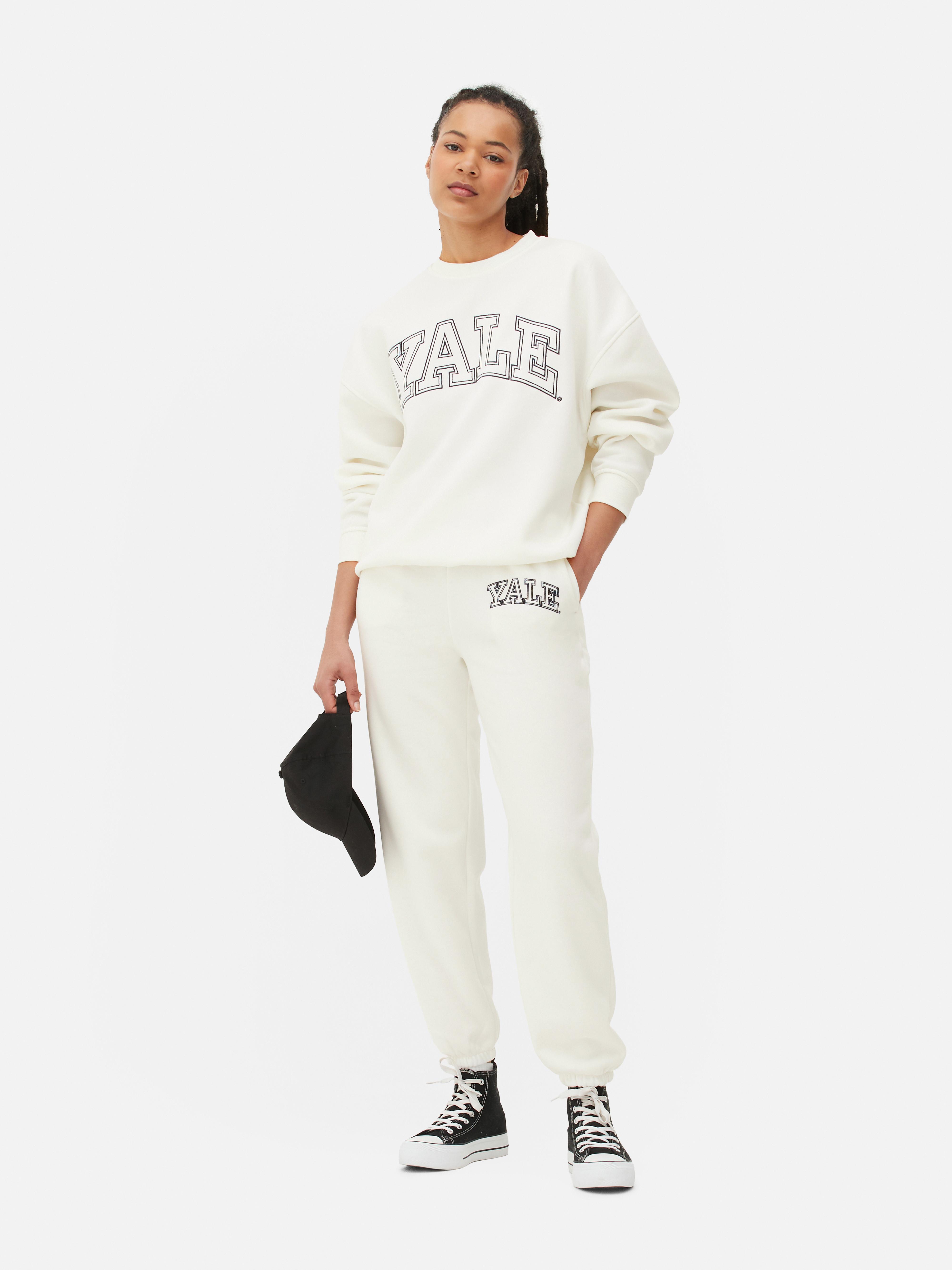 Women's Ivory Yale Embroidered Sweatshirt | Primark