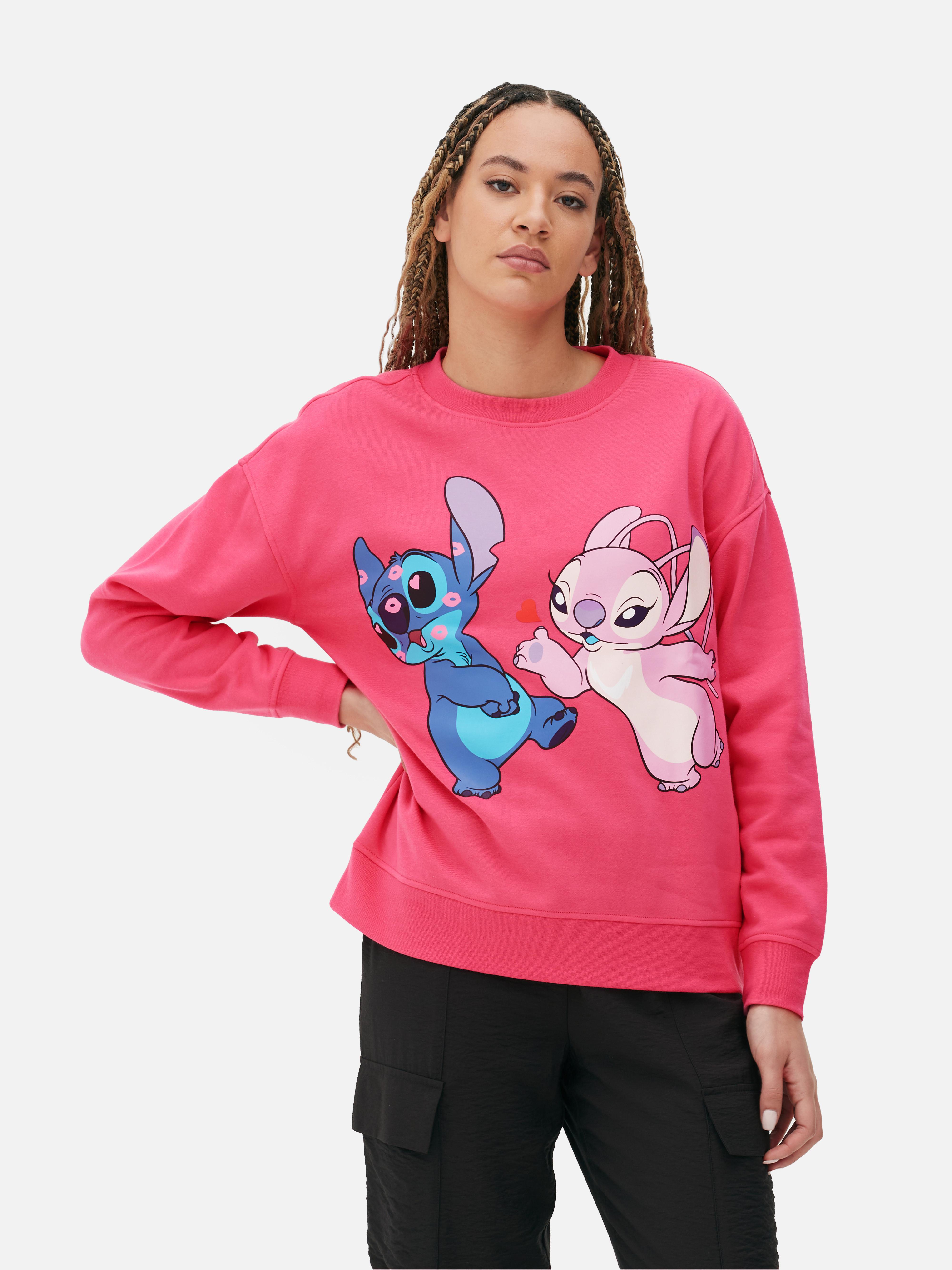 Felpa con stampa Lilo & Stitch Disney