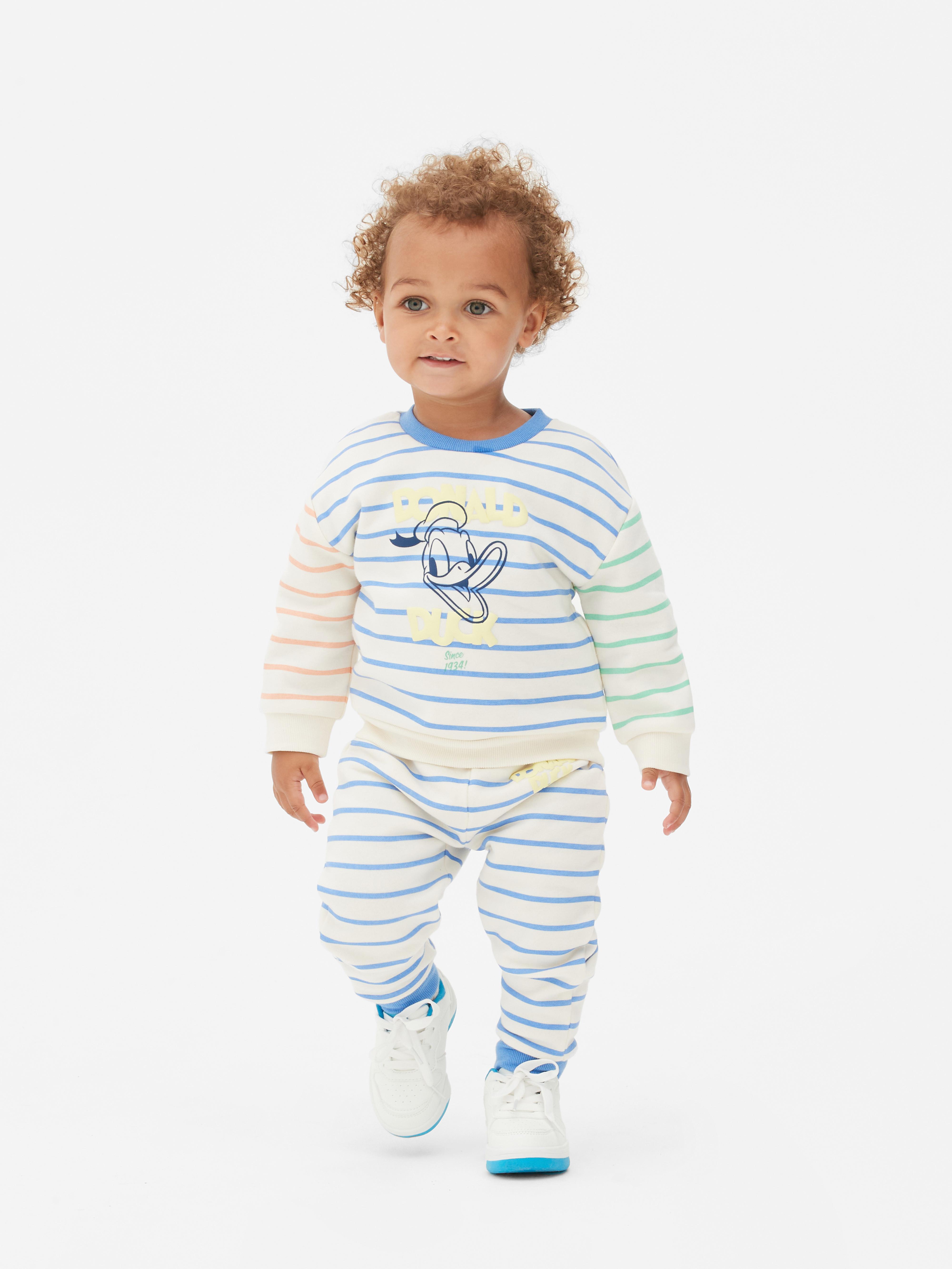 Set met gestreepte sweatshirt en joggingbroek Disney's Donald Duck