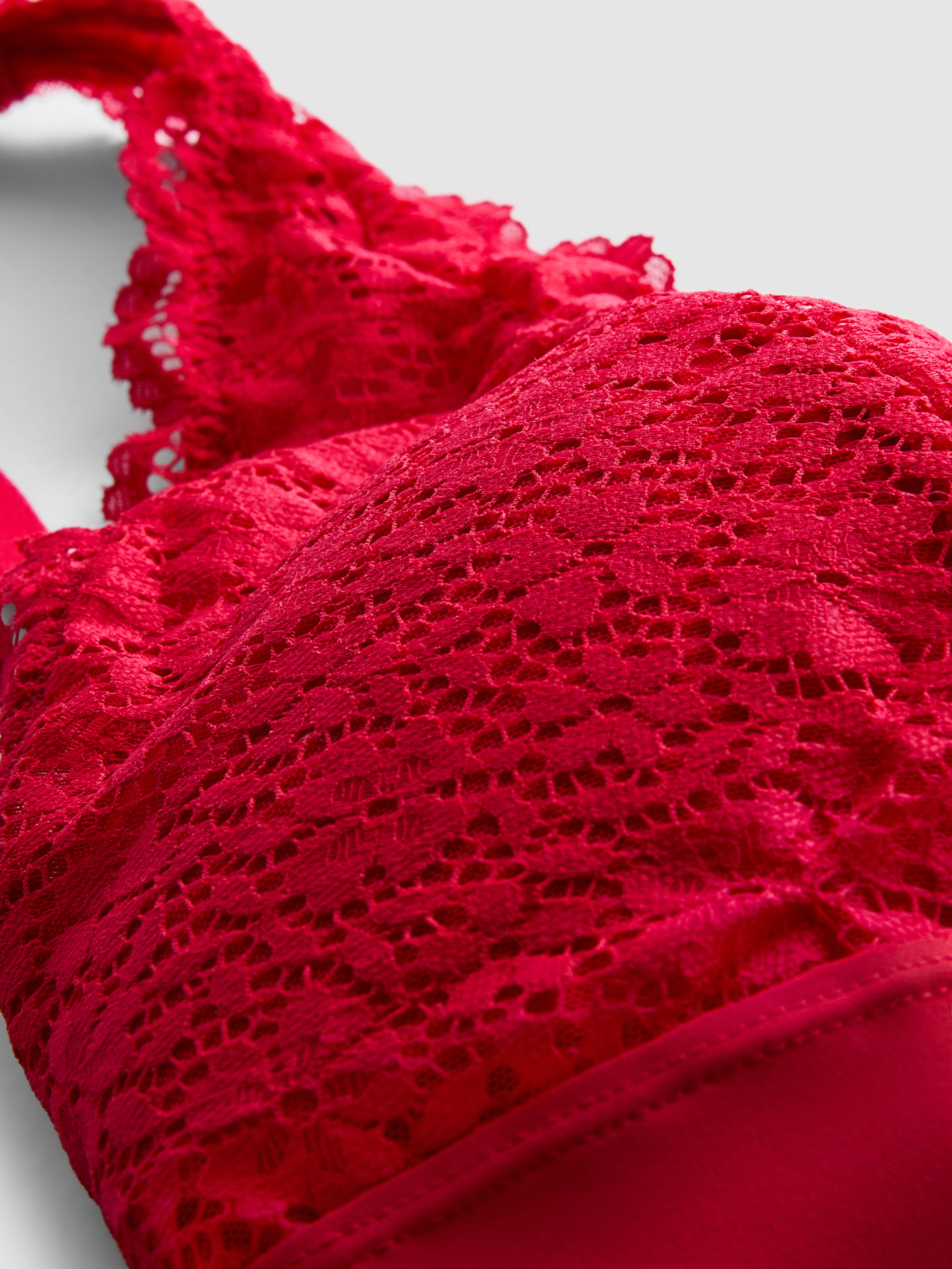 Adaptive Closure Plunge Lace Bralette