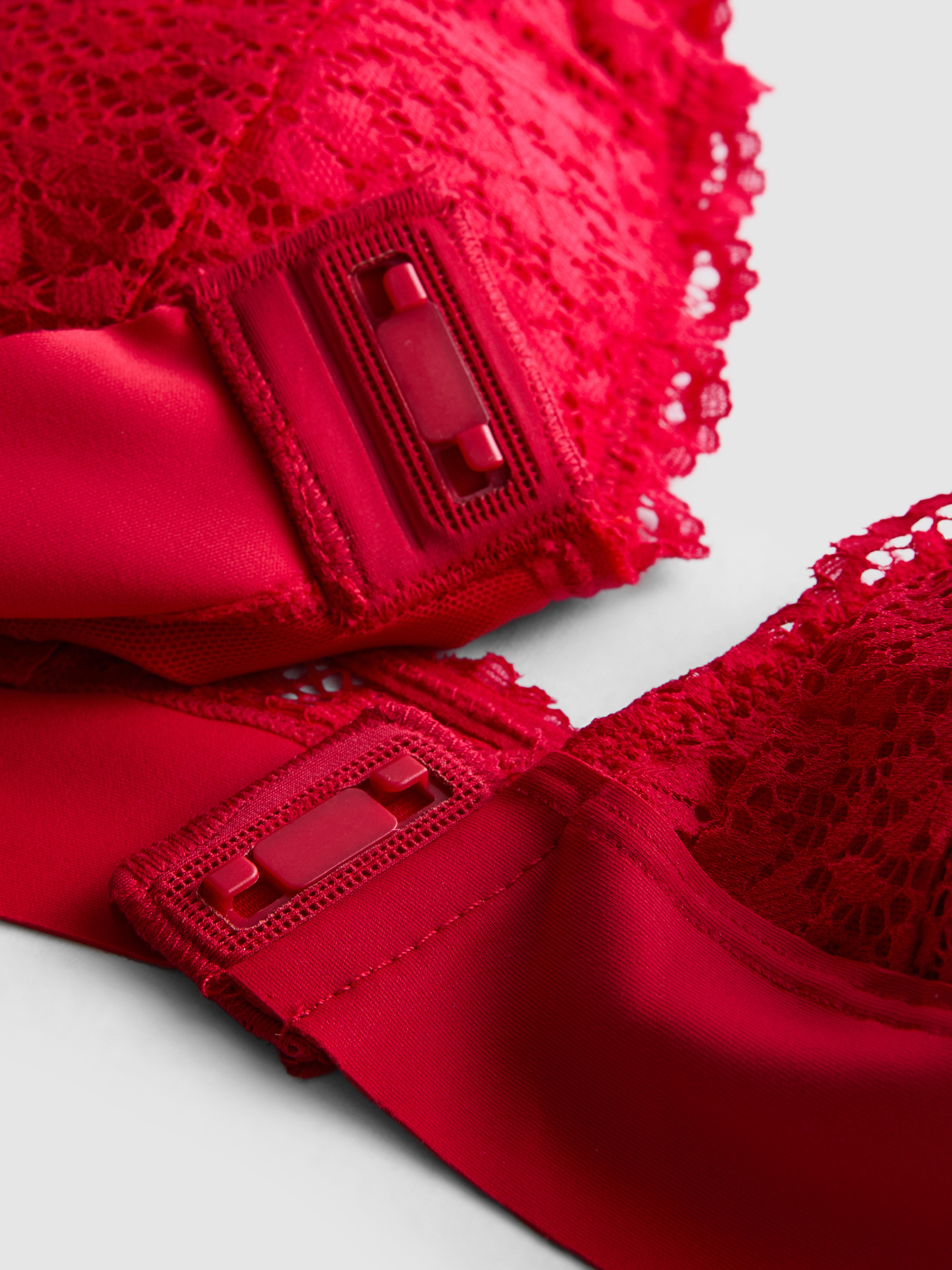 Adaptive Closure Plunge Lace Bralette