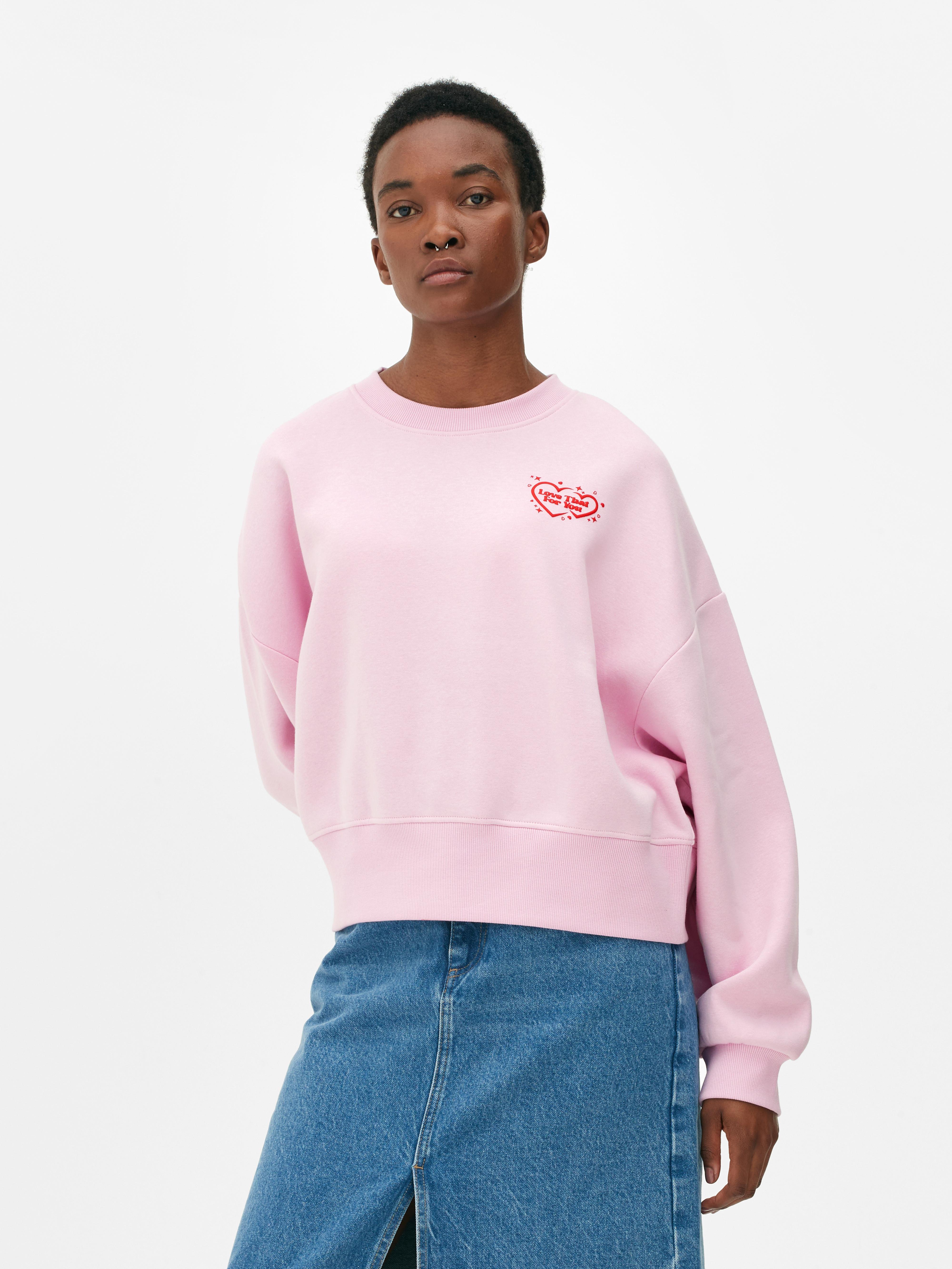 Sweatshirts on sale from pink