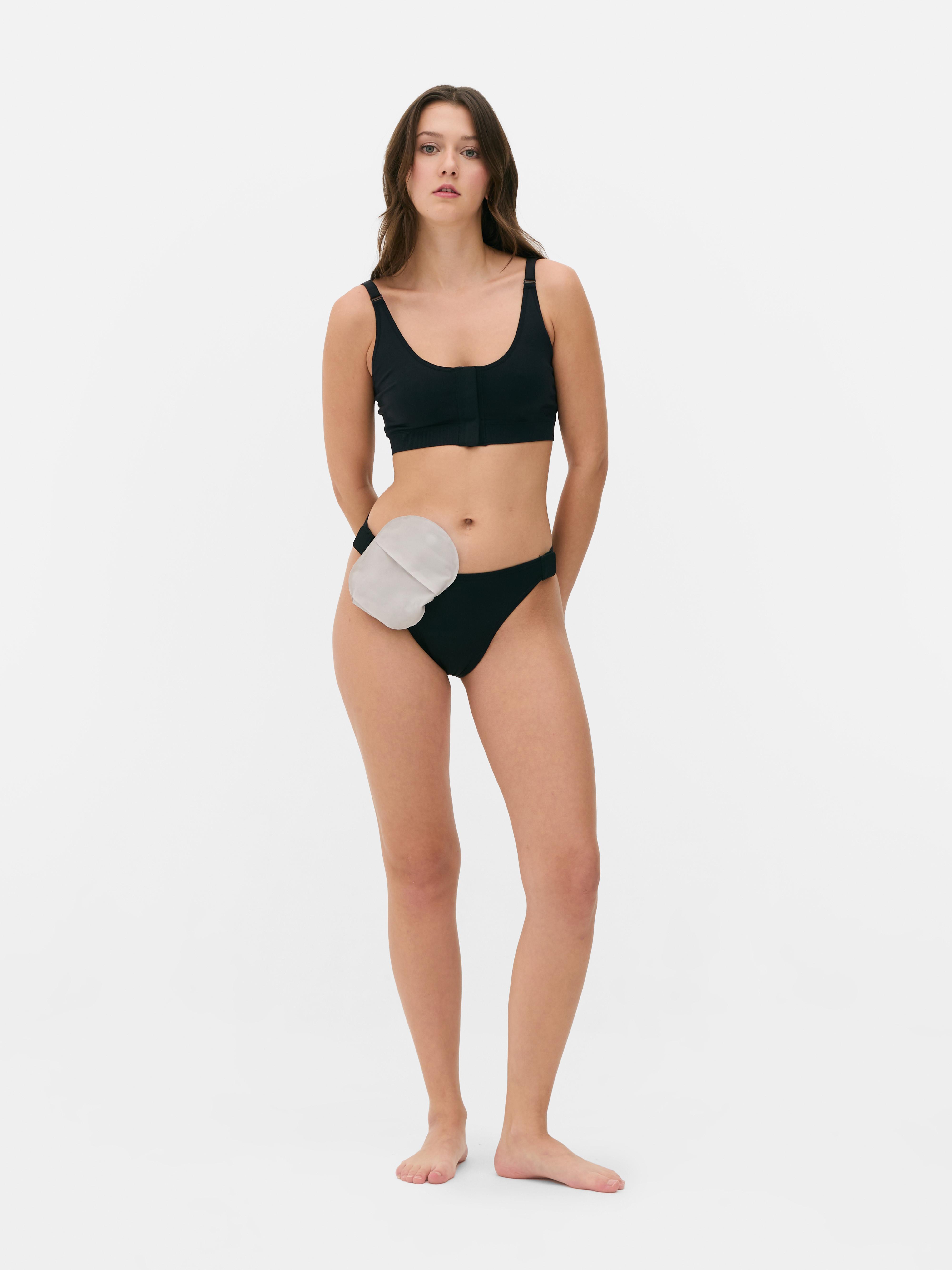 Womens Black Seamless Adaptive Mini Brief