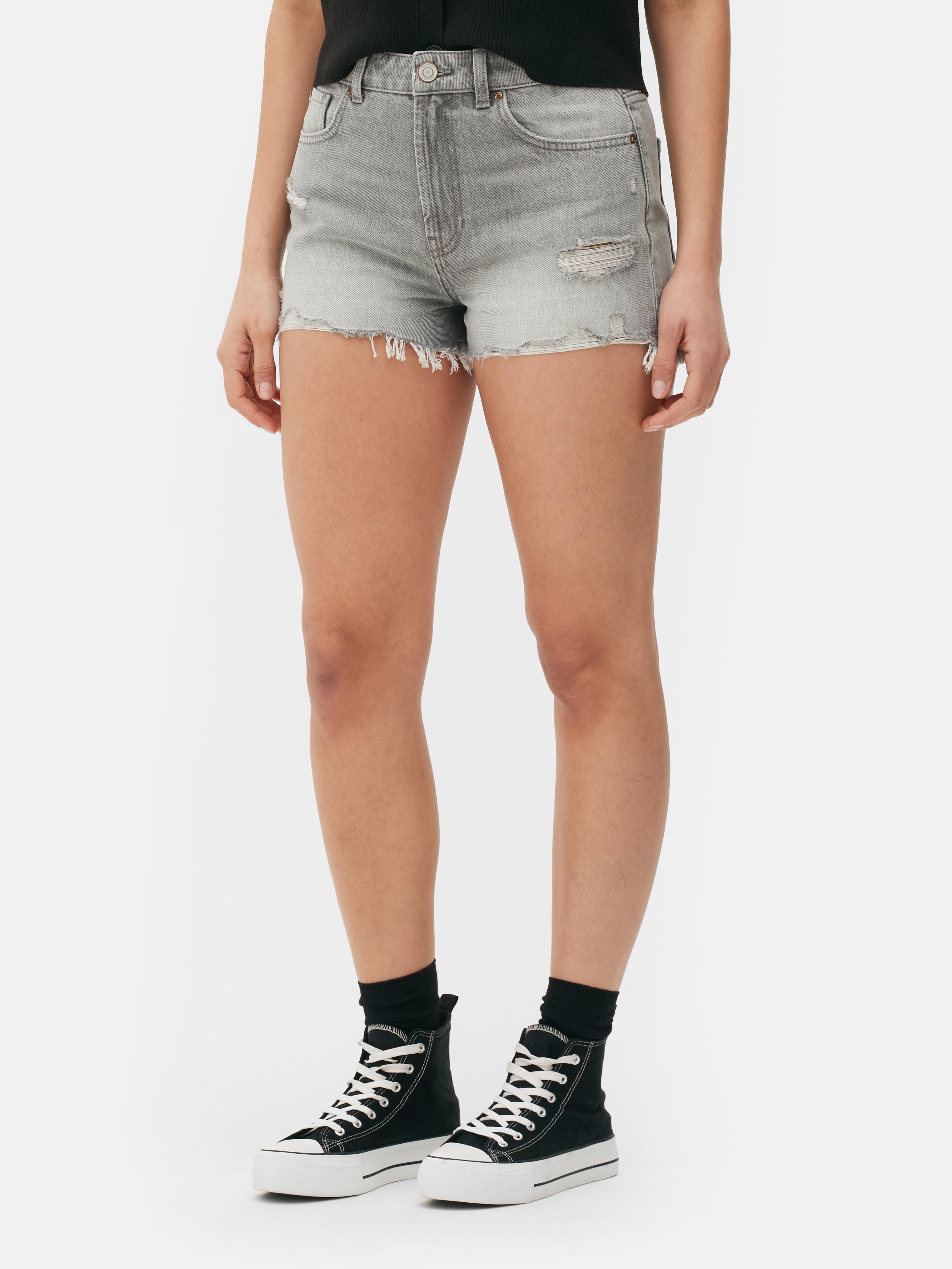 High waisted hotsell denim shorts primark