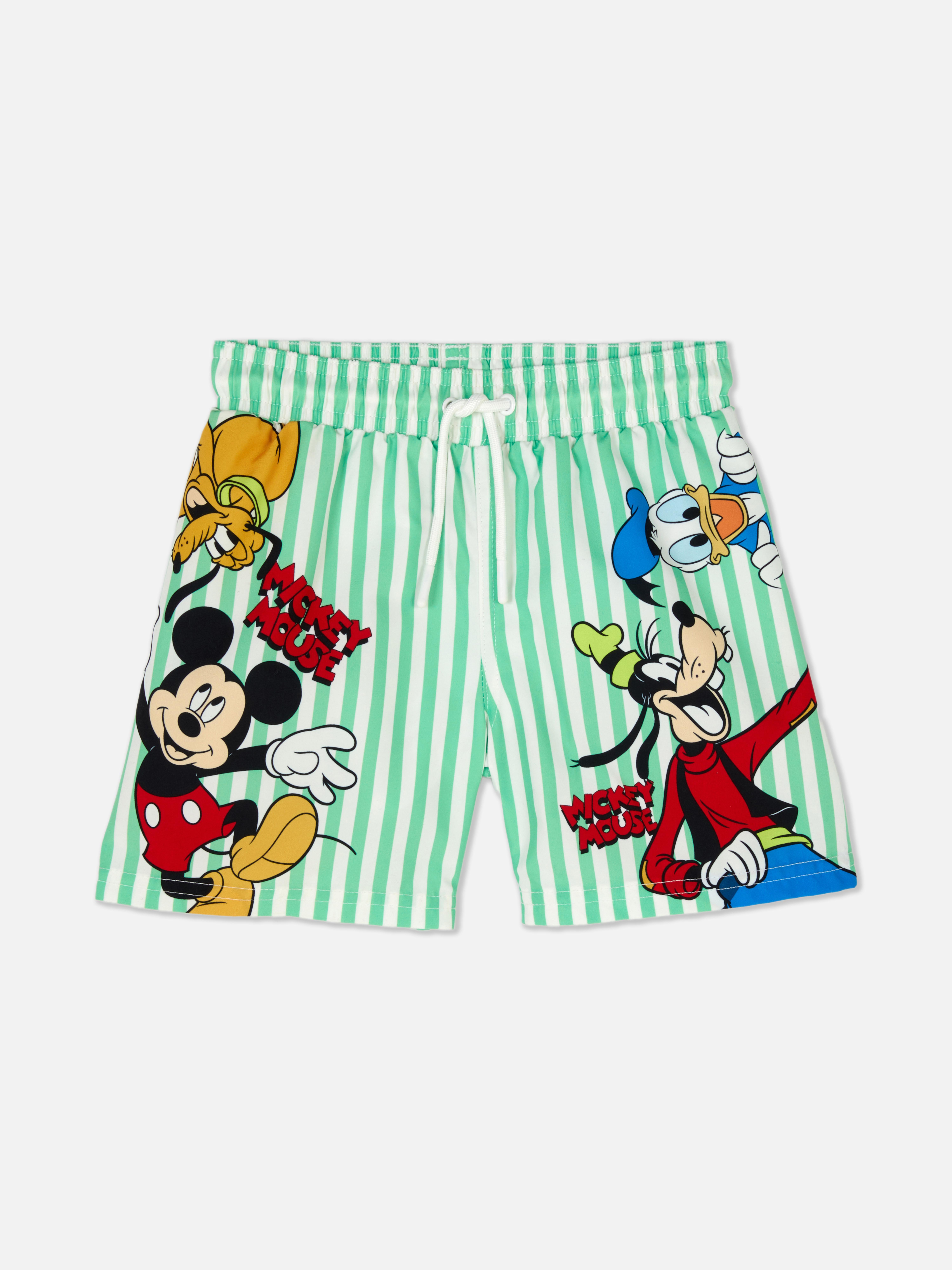 Disney’s Mickey Mouse and Friends Striped Swim Shorts