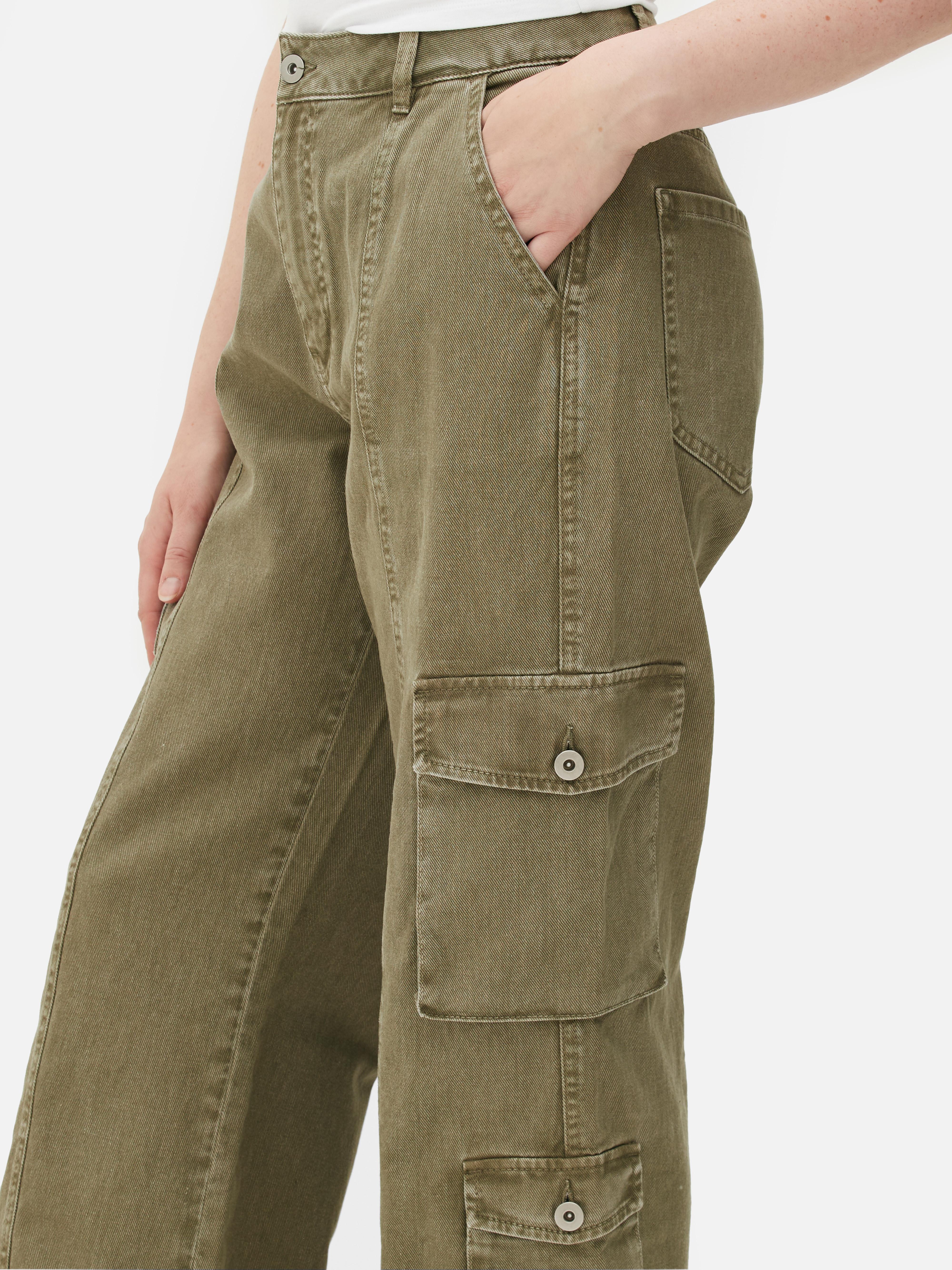 Loose Cargo Pants For Women Elastic Waist, Ankle Length, Streetwear,  Jogging, Sport Ladies Cargo Trousers Primark Plus Szie Casual Pant 211006  From Kong01, $18.99