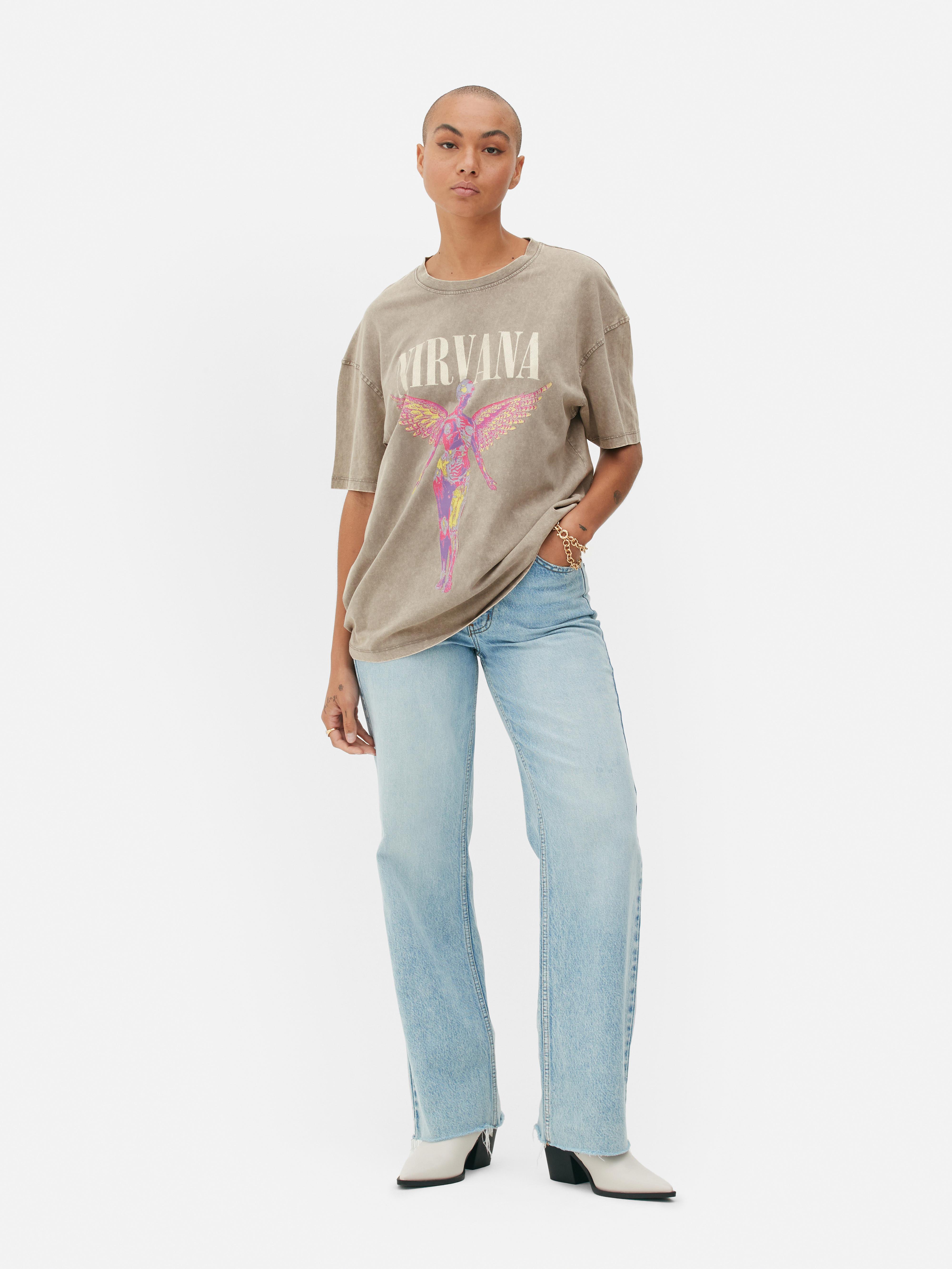 Nirvana Oversized Graphic T-Shirt