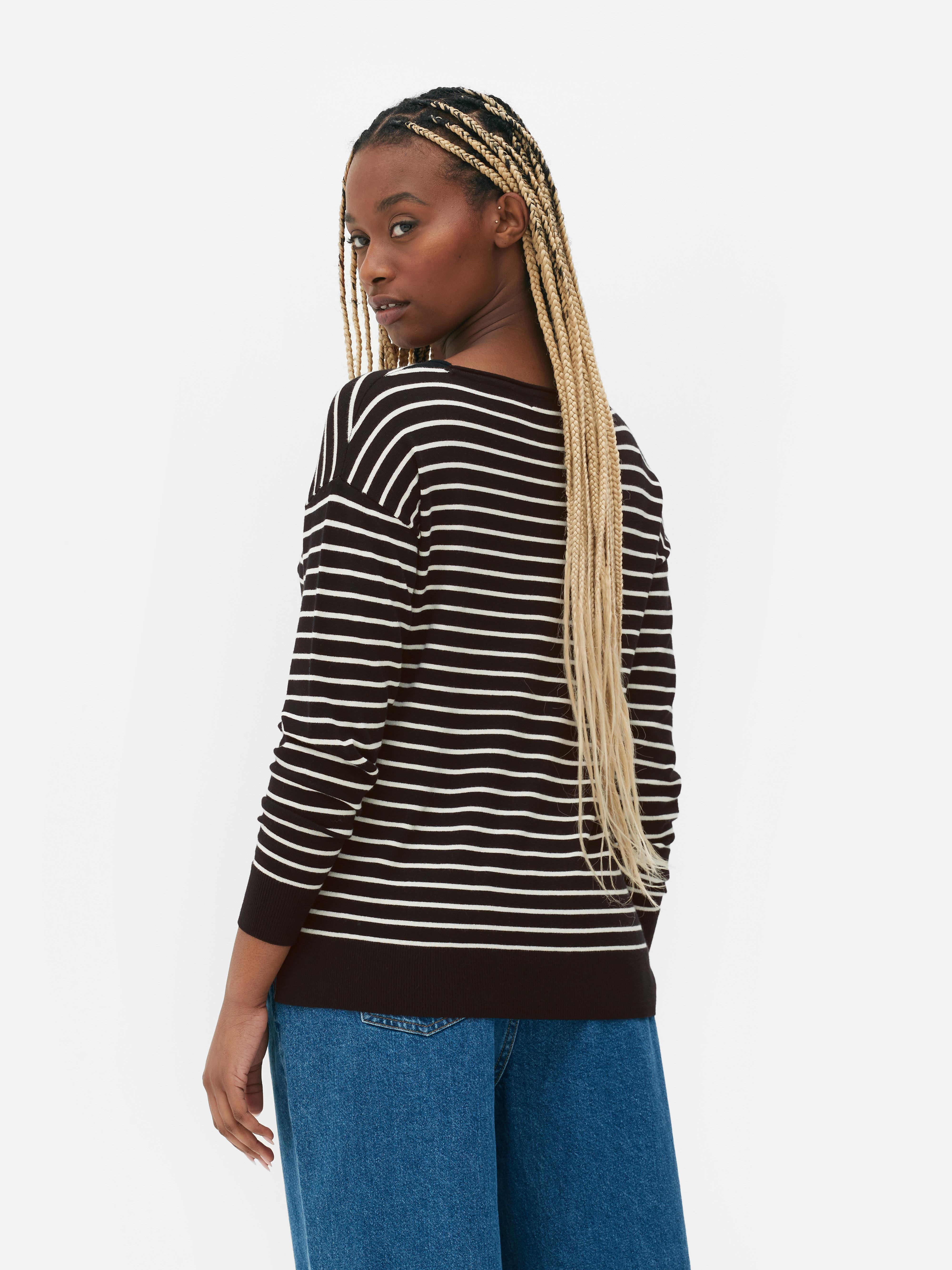 Black boat neck clearance jumper