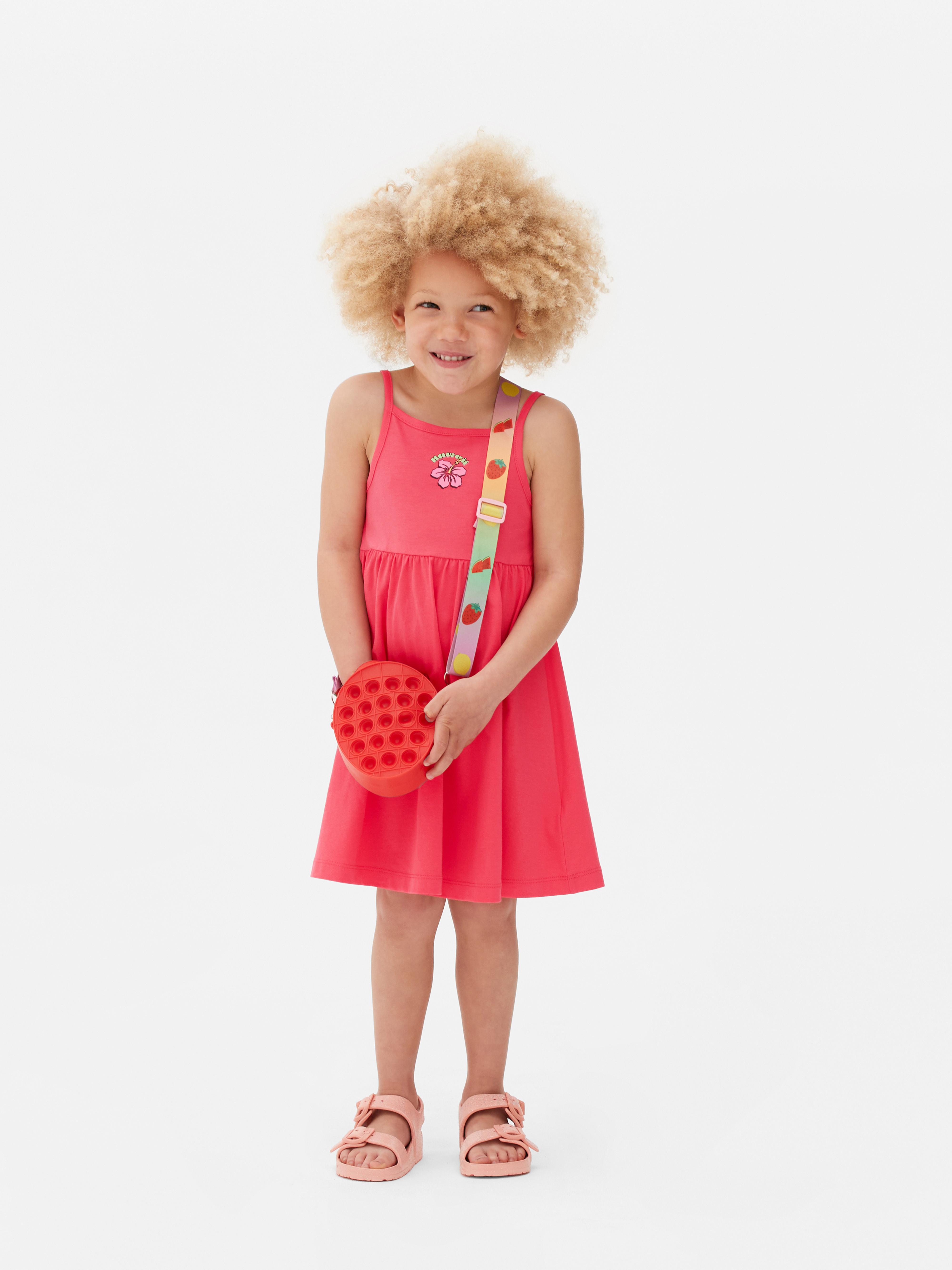 Girls Coral Sleeveless Jersey Dress Primark