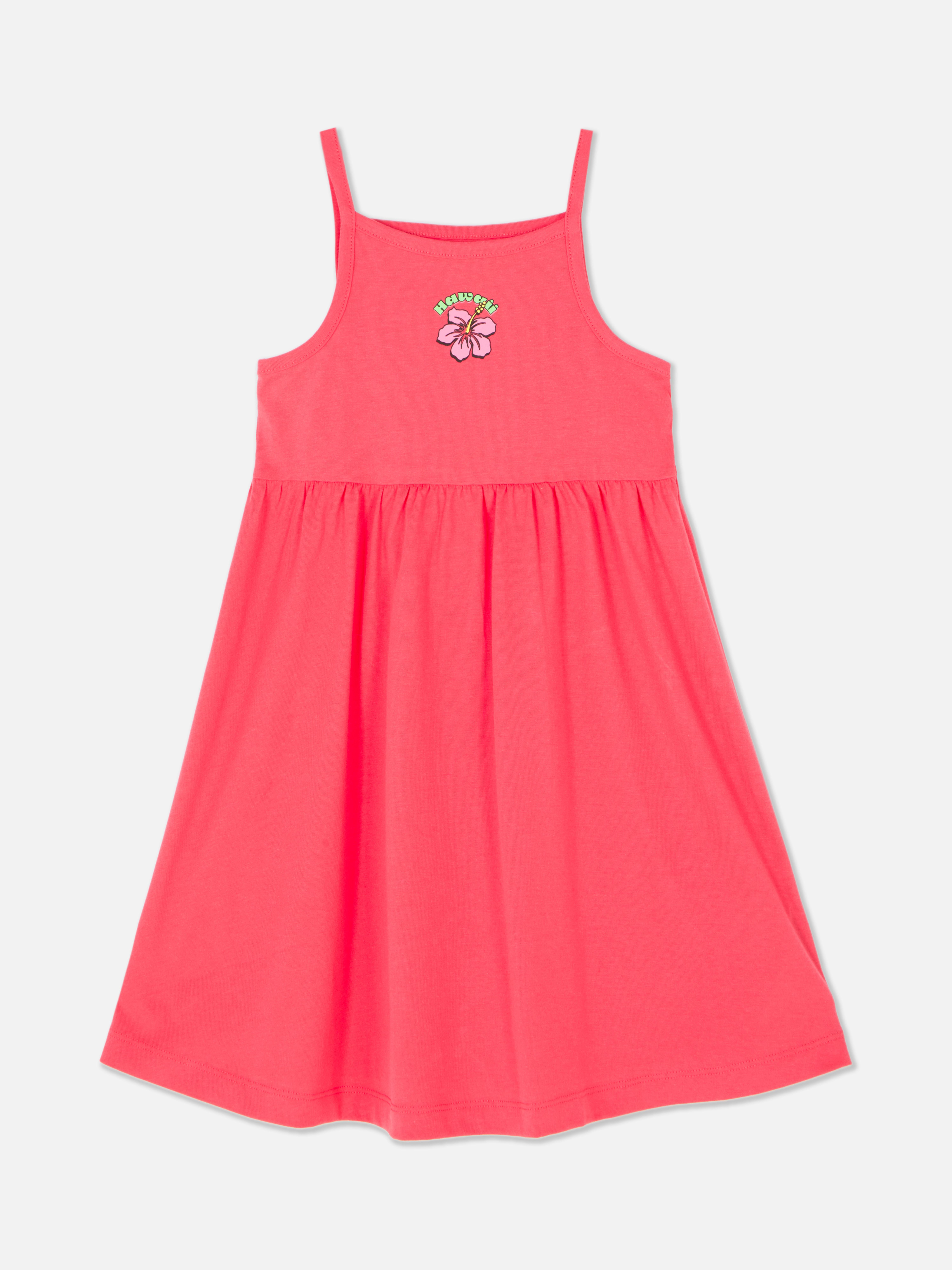 Girls Coral Sleeveless Jersey Dress Primark