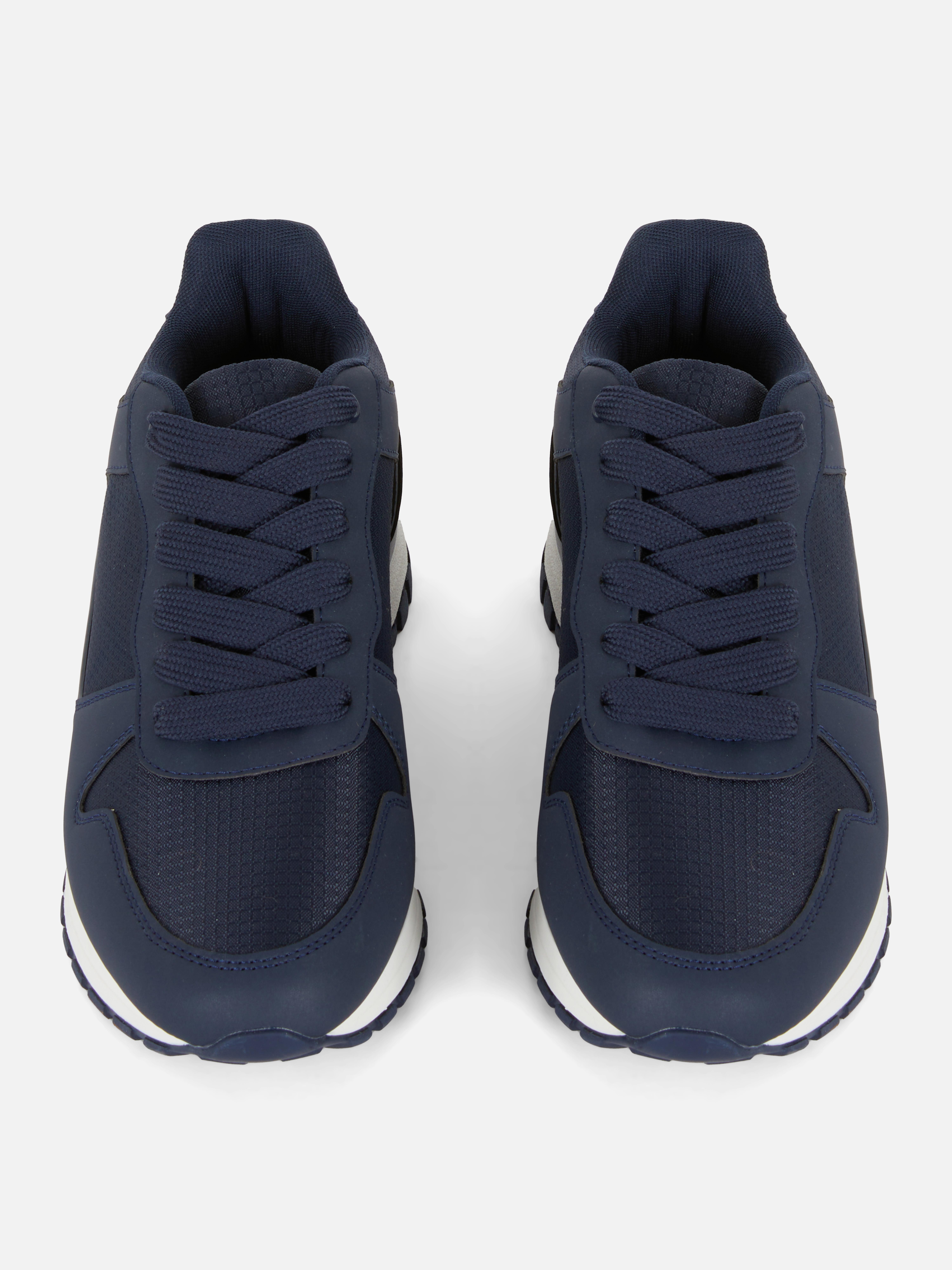 Navy chunky trainers outlet