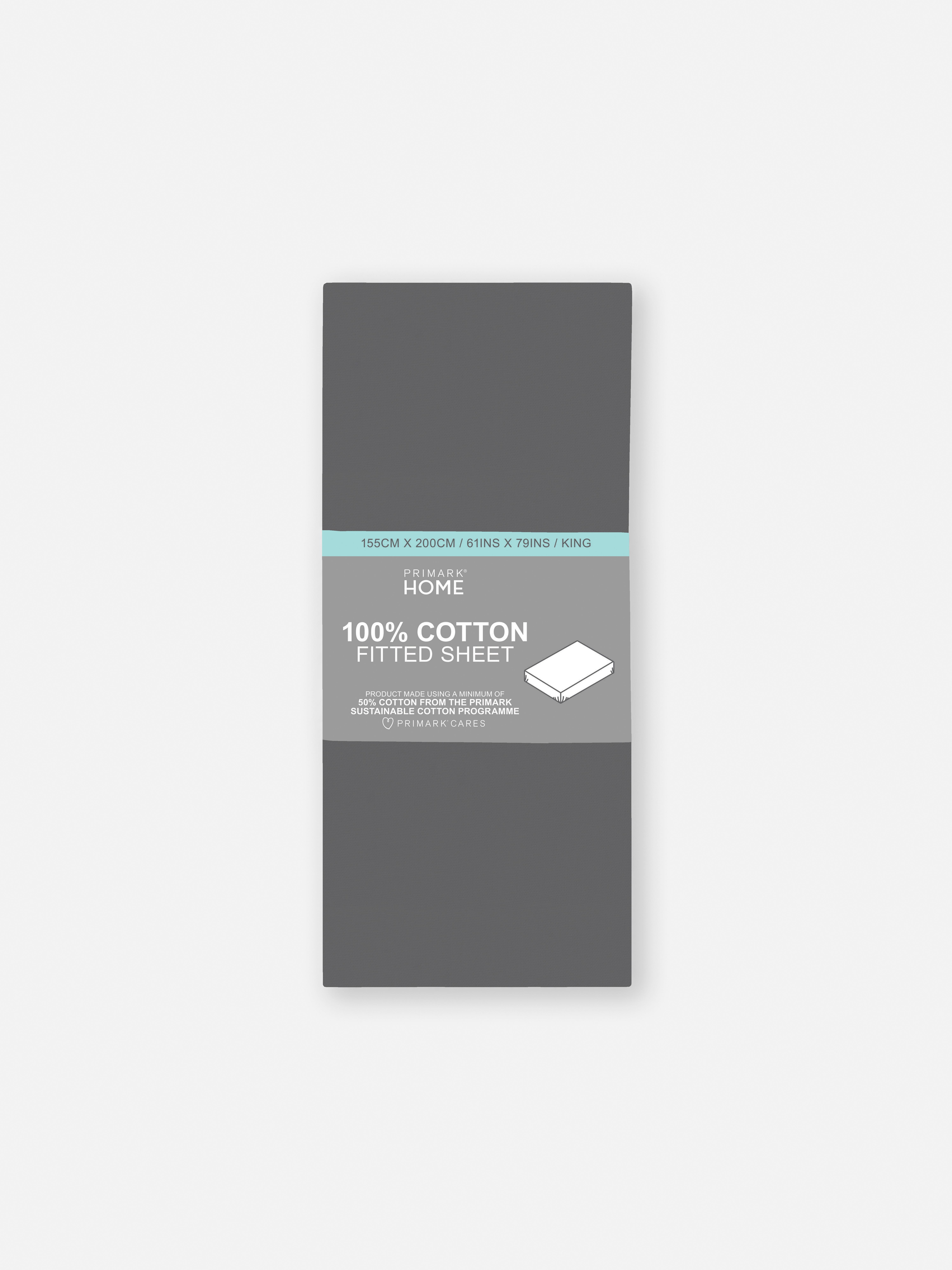 Sateen King Size Fitted Sheet