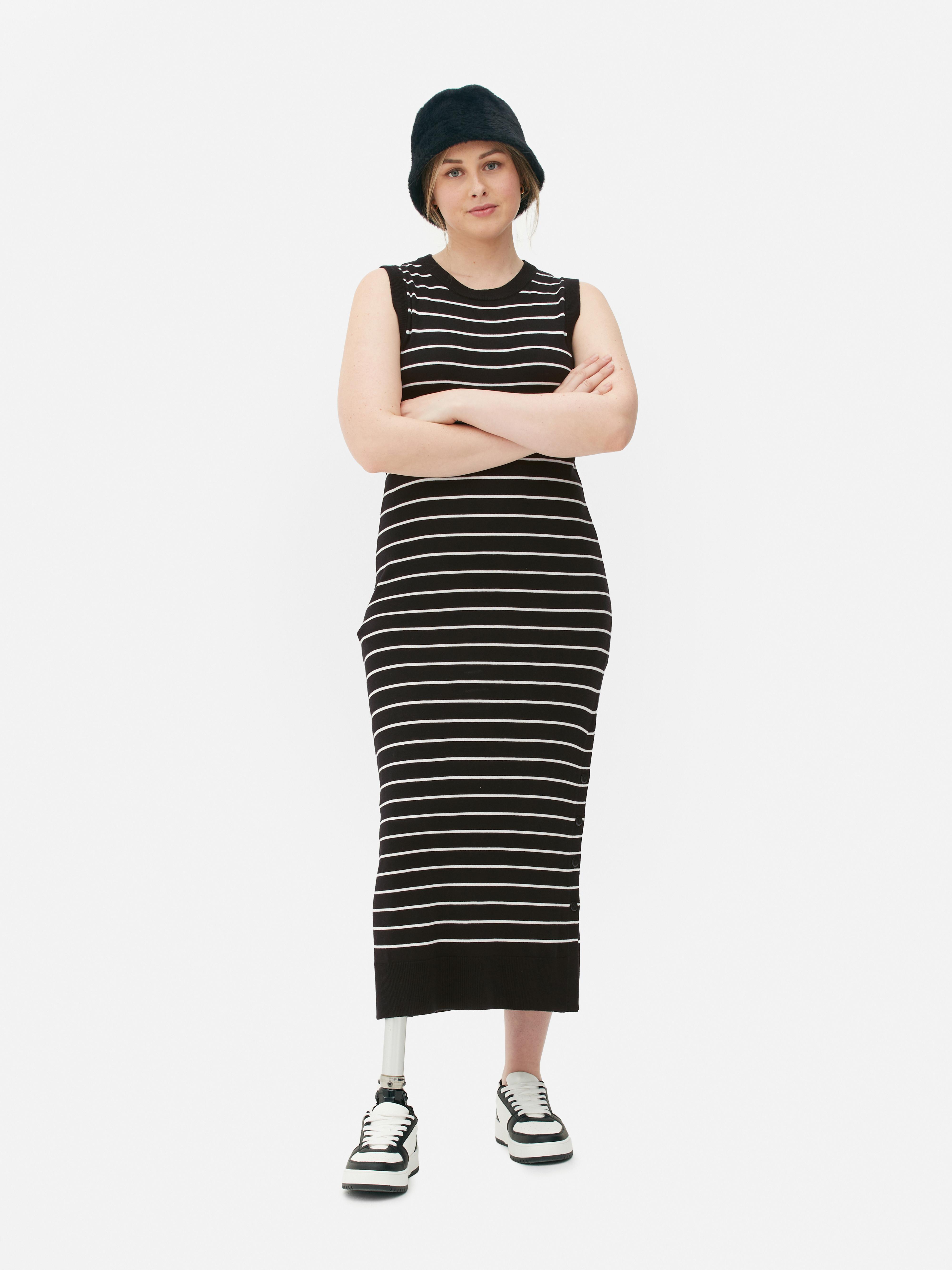 Stripe Knitted Dress