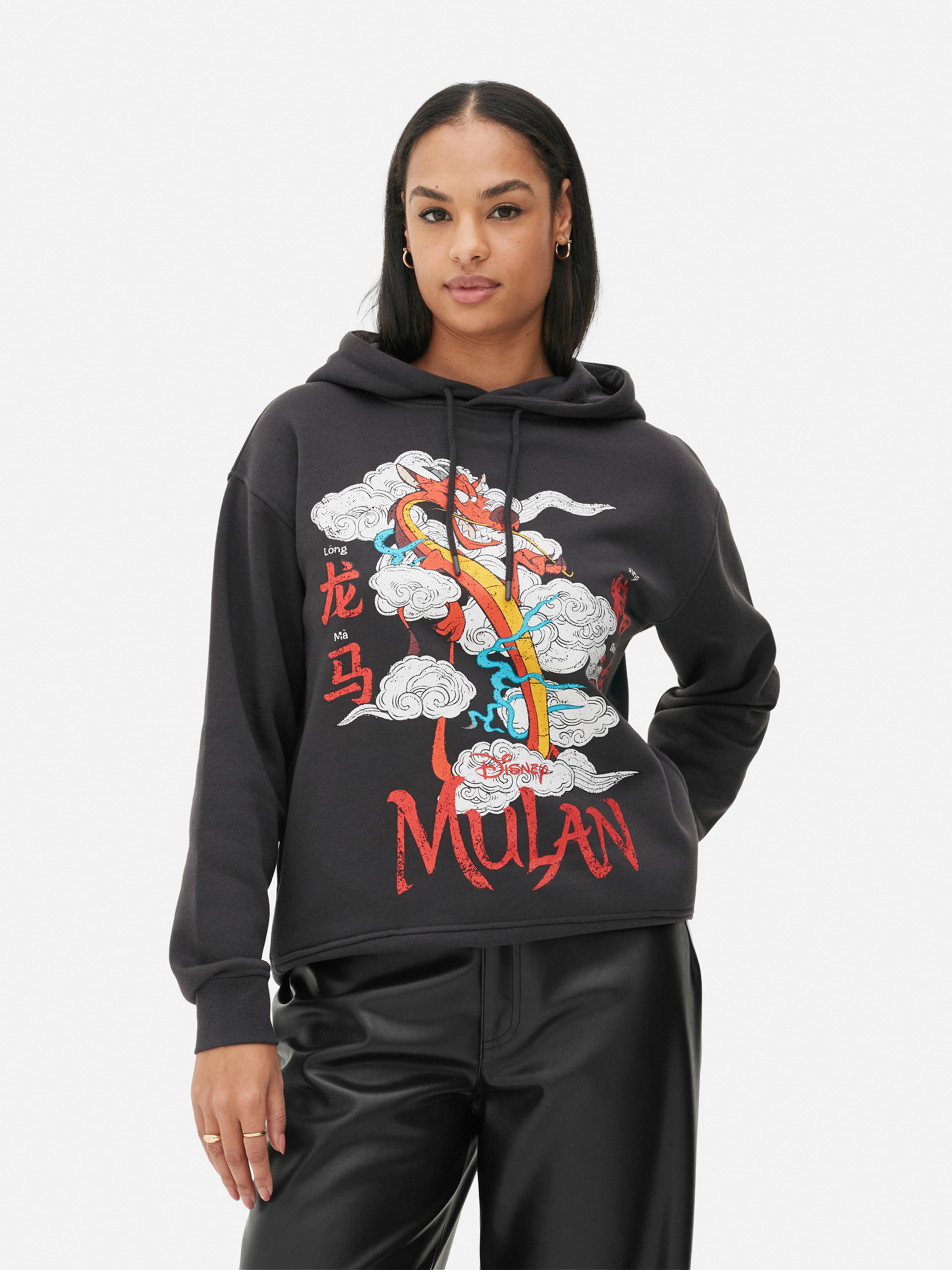 Sudadera con capucha y estampado de Mushu de Disney Primark