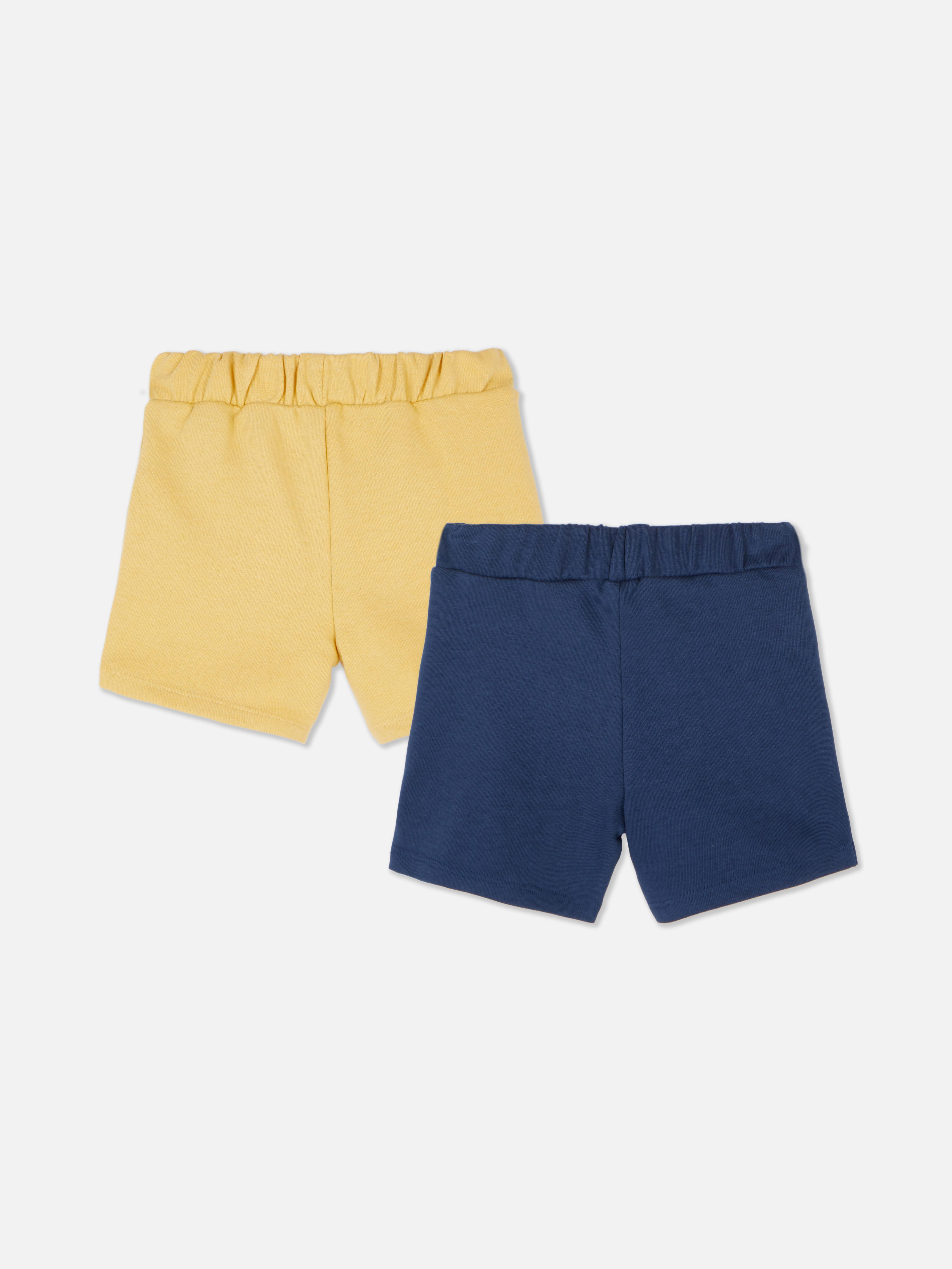 Baby Boys Navy 2Pack Multi Lounge Shorts Primark