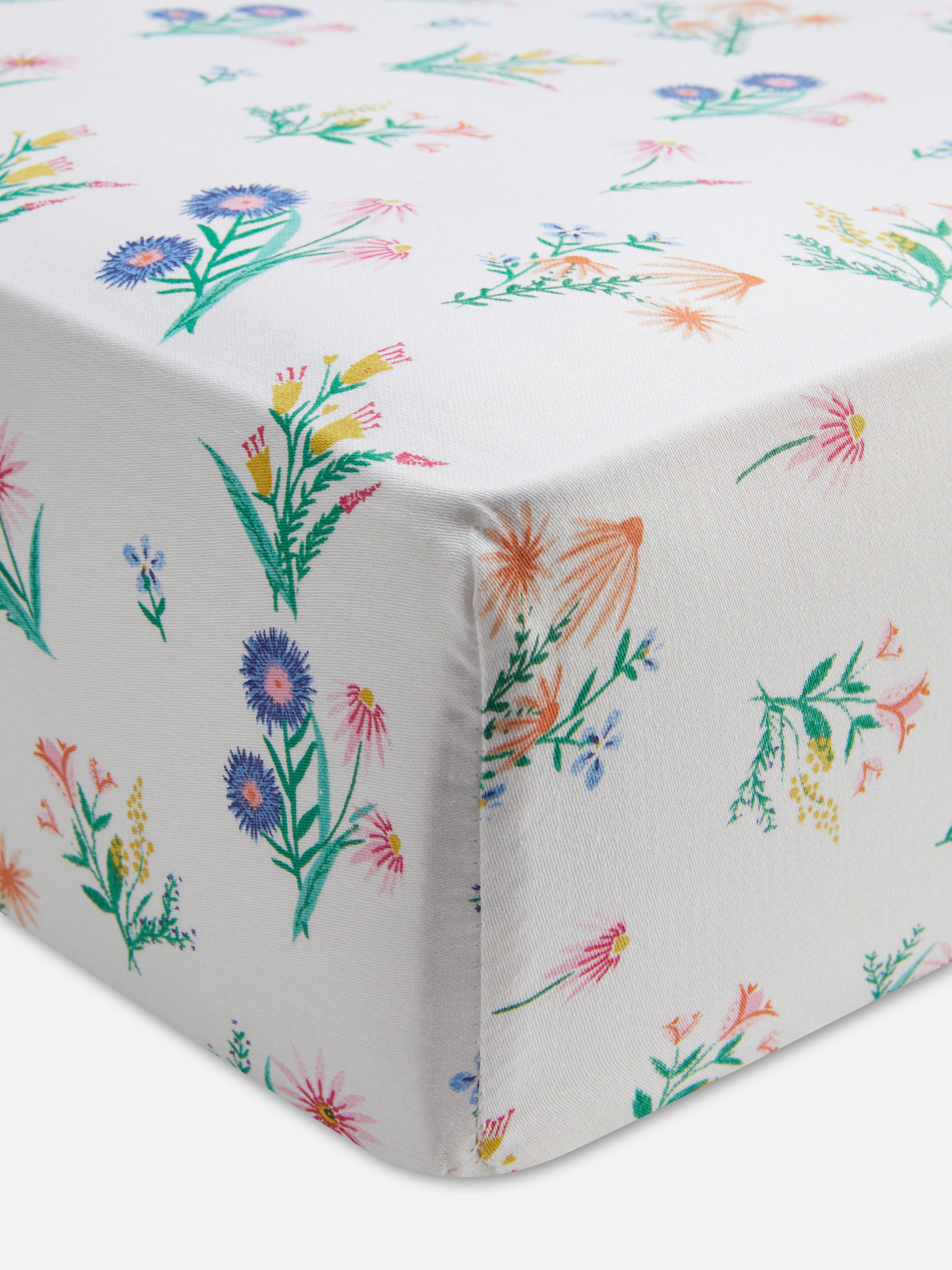 Wildflower Print Fitted Single Sheet