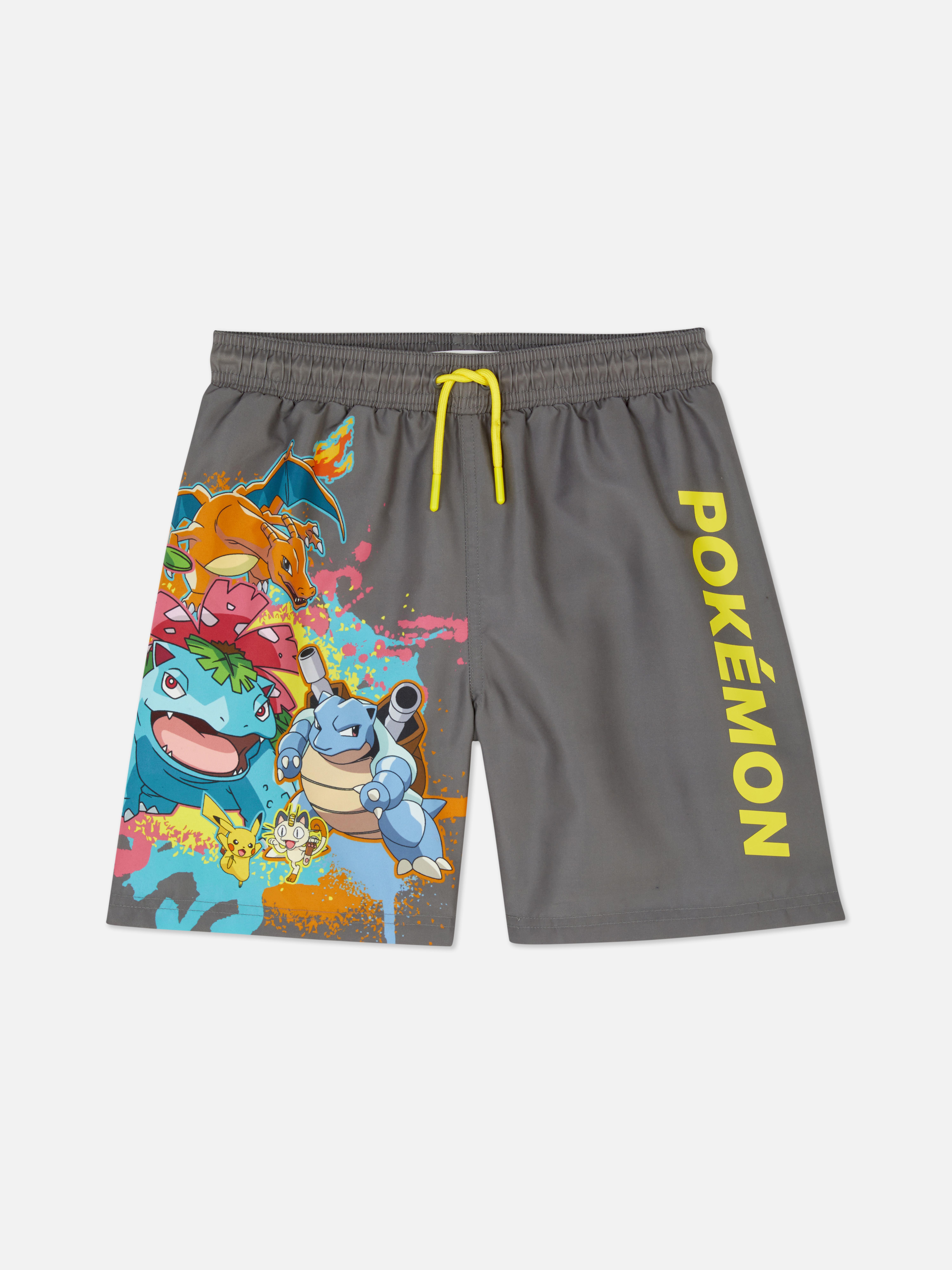 Pokémon Paint Splatter Print Board Shorts