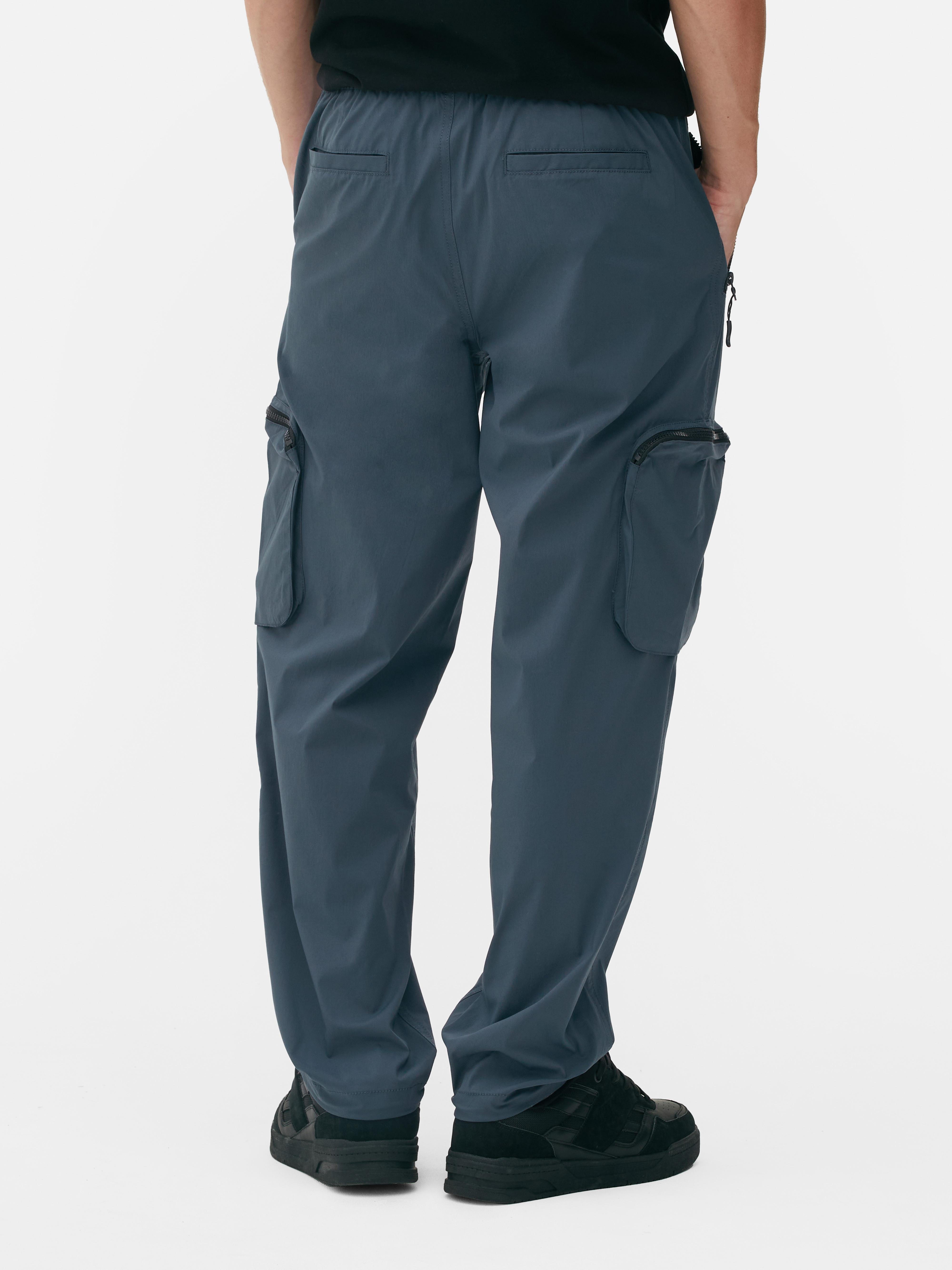 Men s Blue Tech Cargo Trousers Penneys