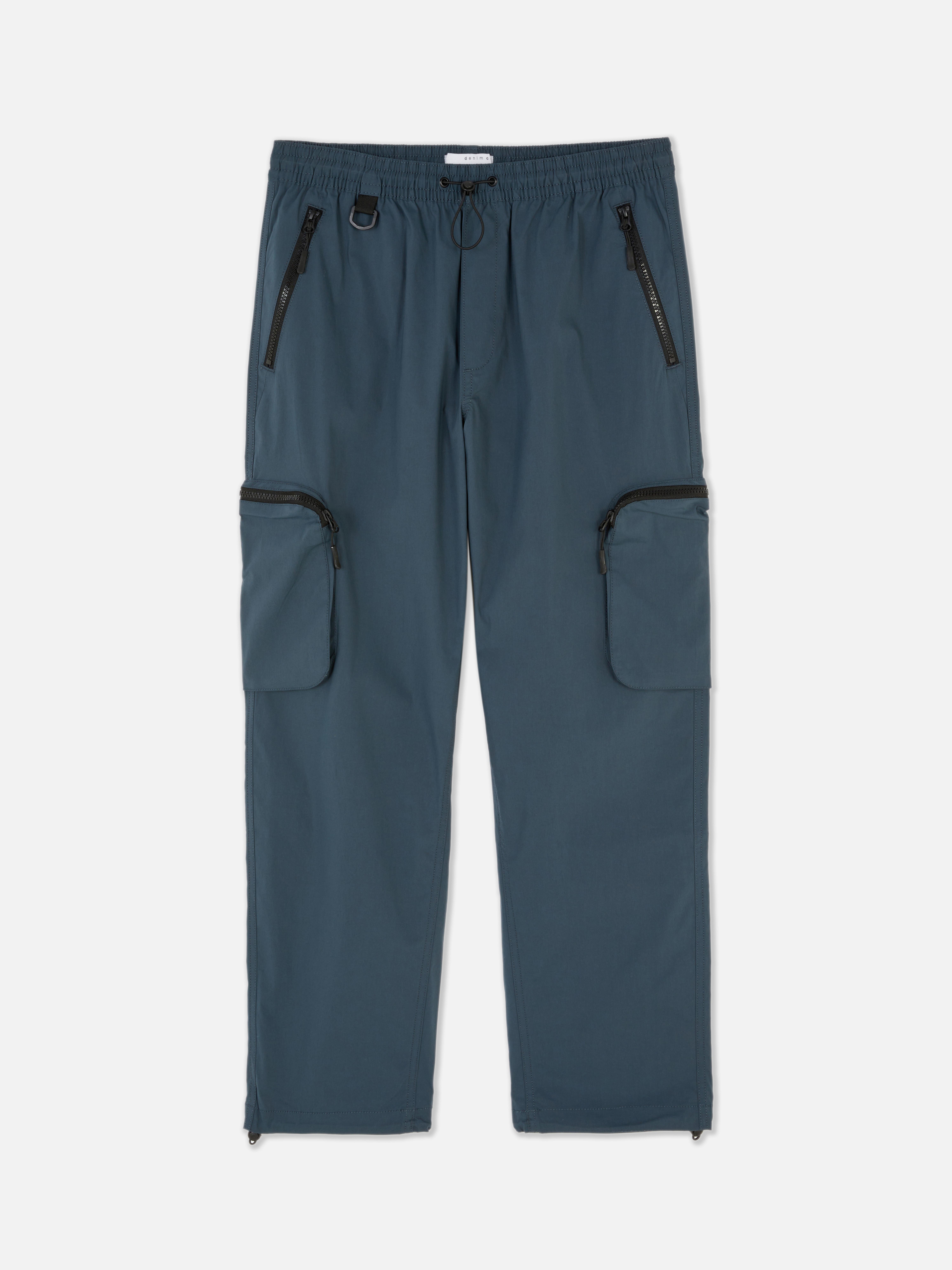 Men s Blue Tech Cargo Pants Primark