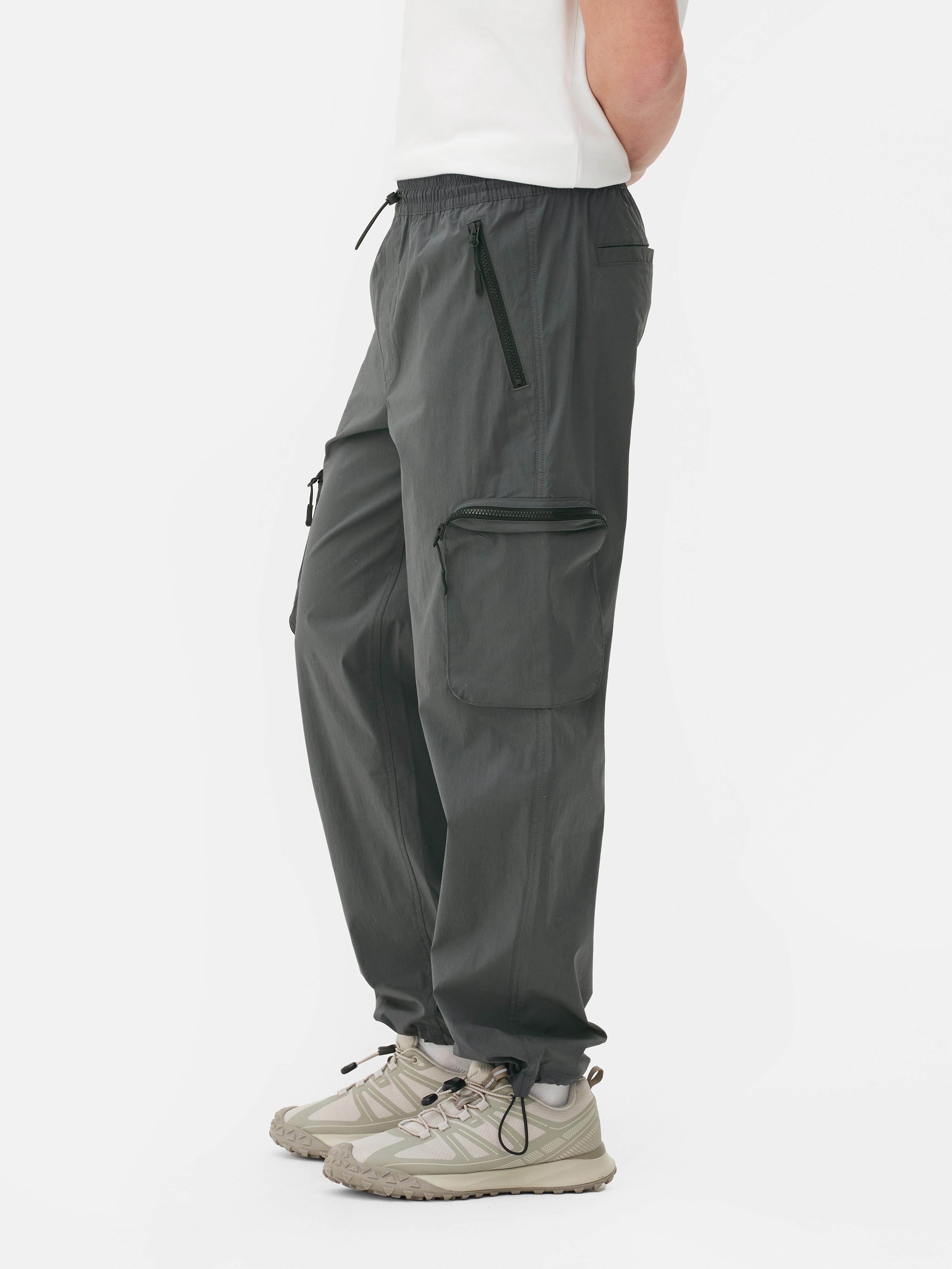 Men's Gray Tech Cargo Pants | Primark
