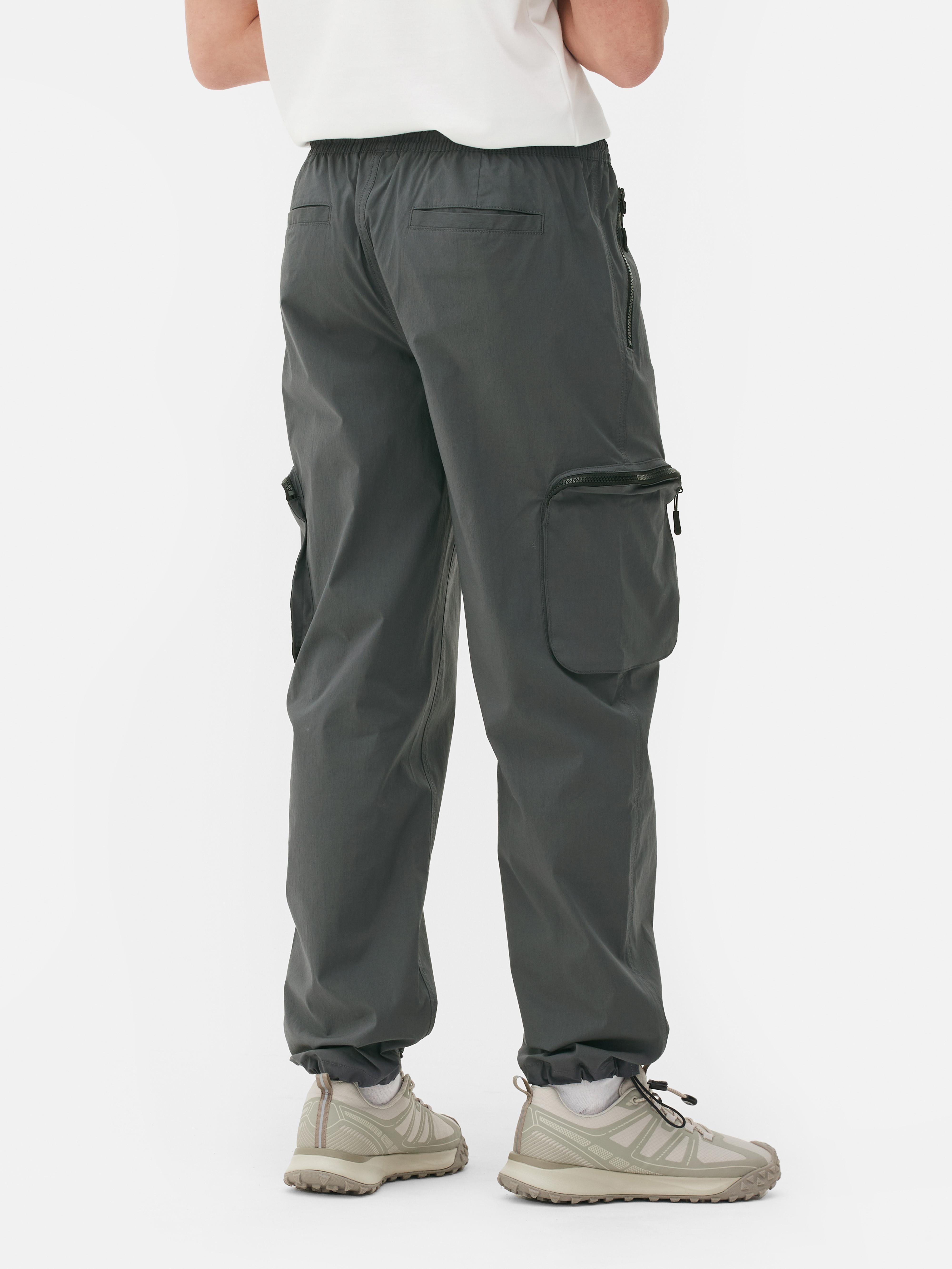 Men's Gray Tech Cargo Pants | Primark
