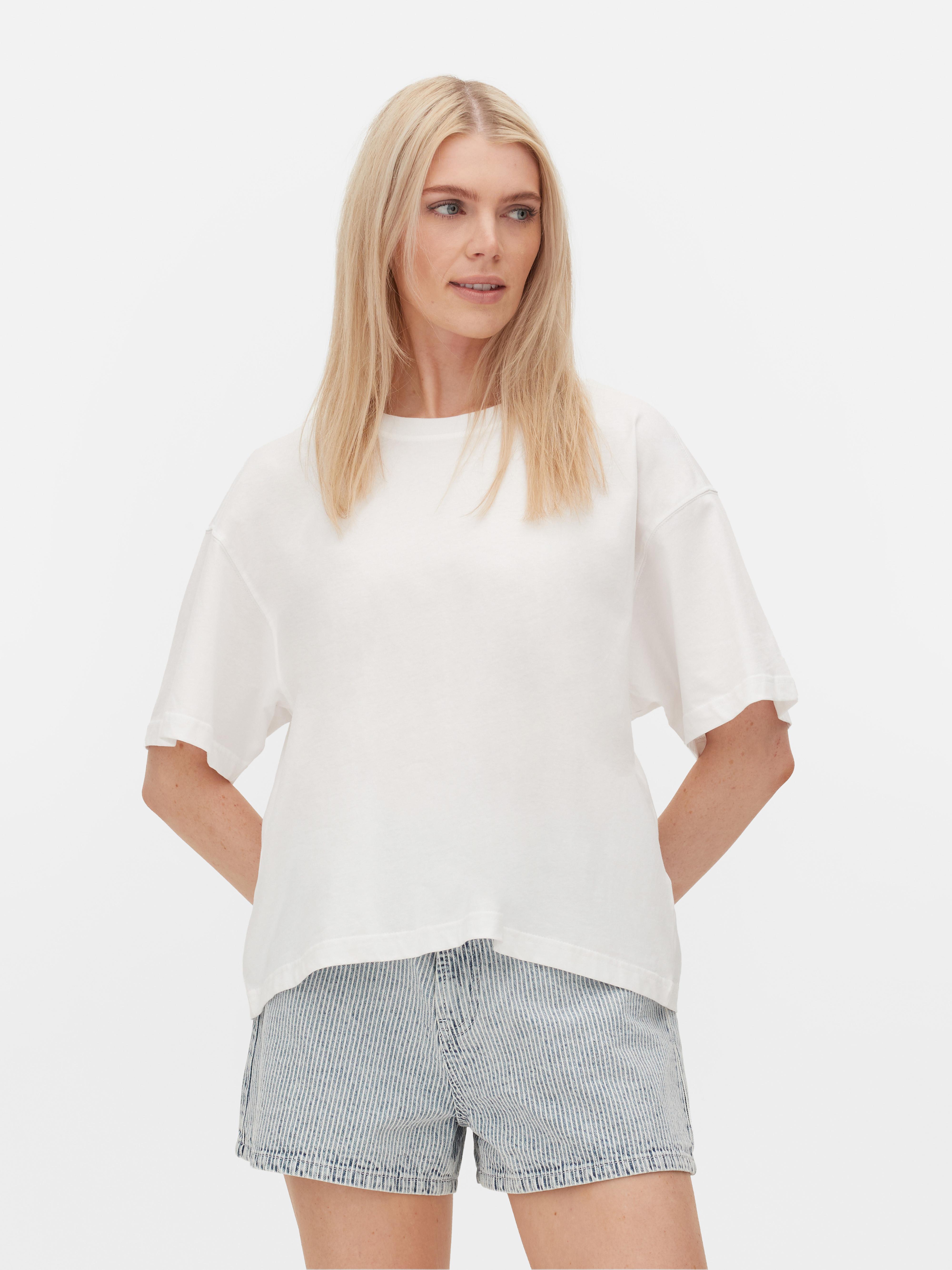 Cheap white t shirts primark online